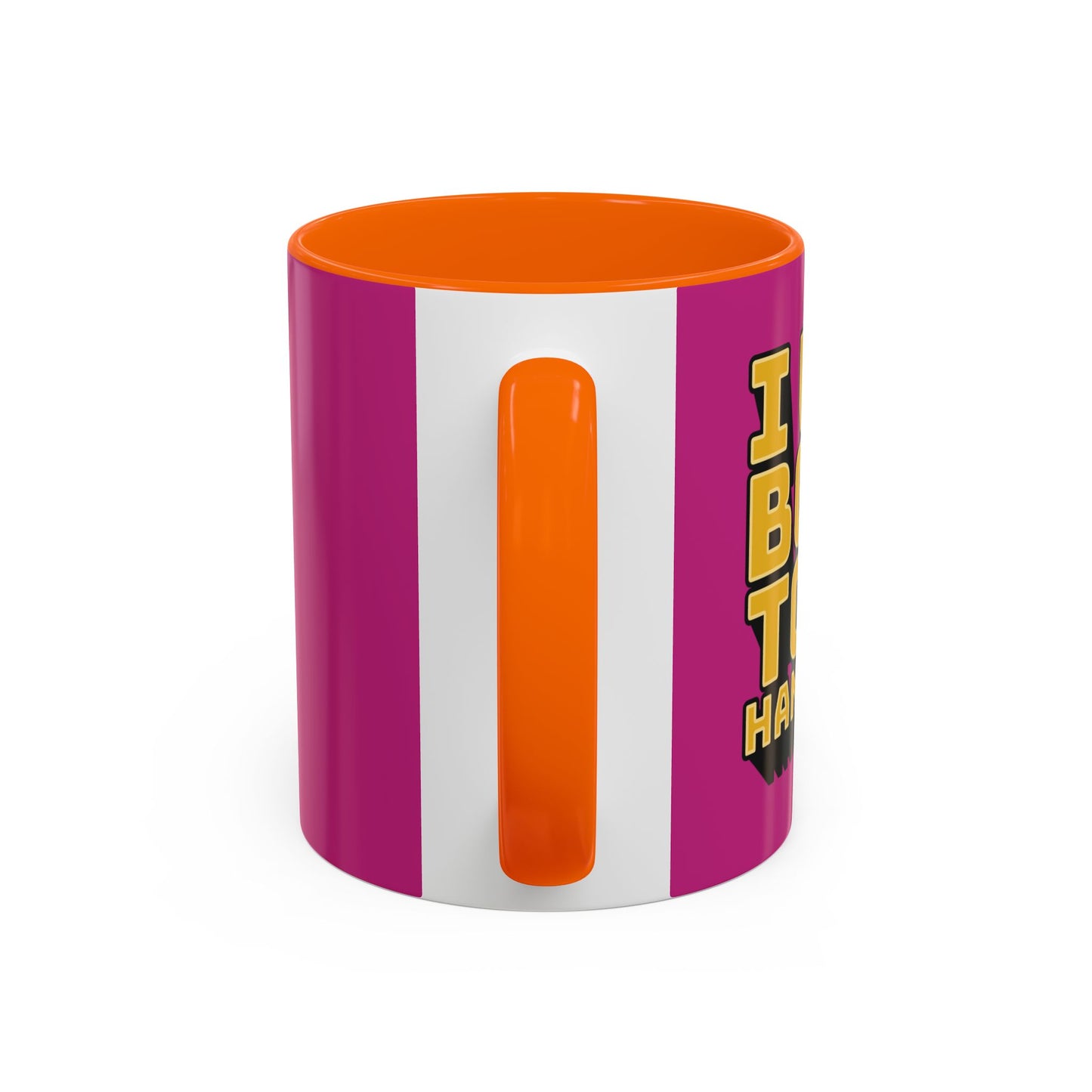 I Was Born To Be Handsome Accent Coffee Mug (11, 15oz)