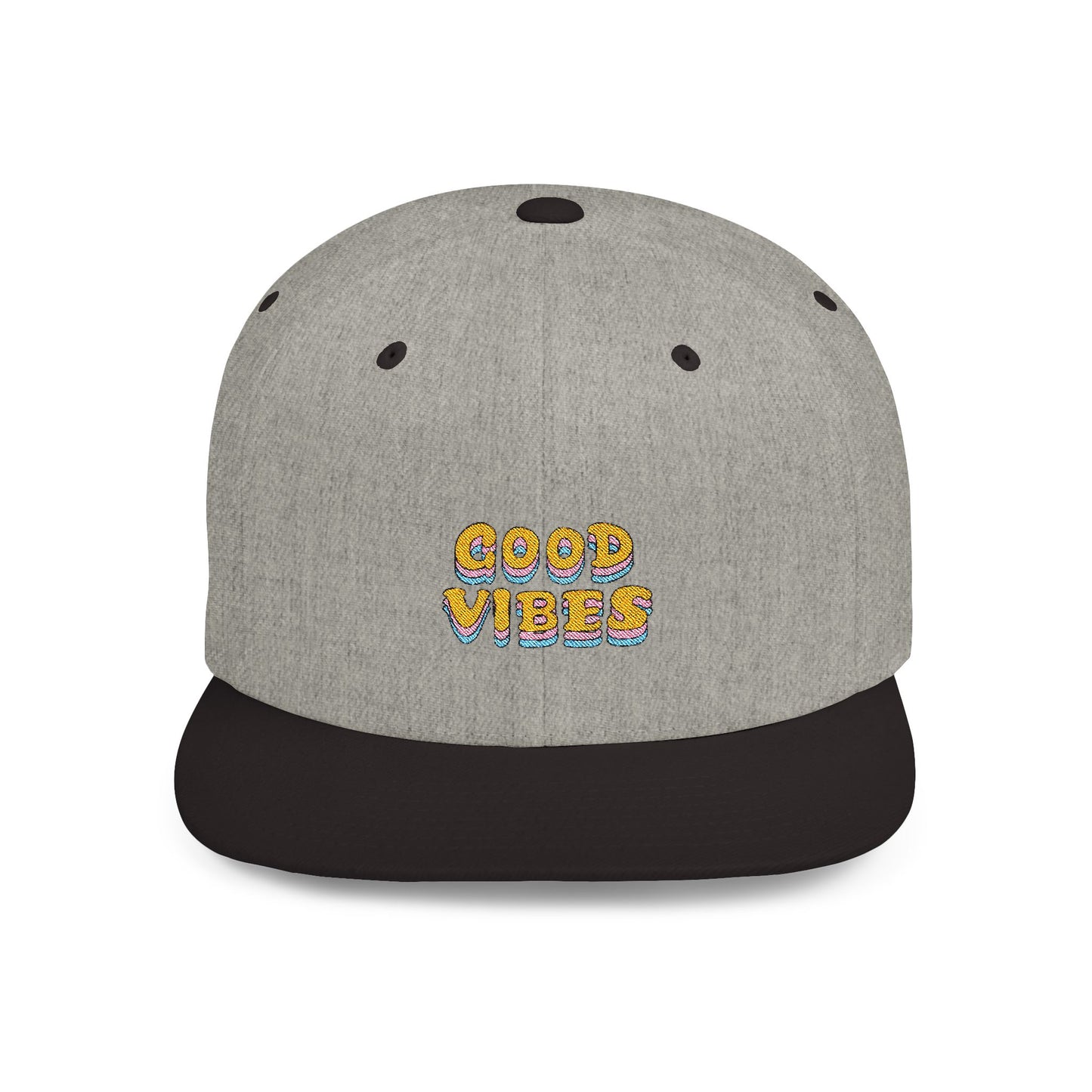 Good Vibes Flat Bill Snapback