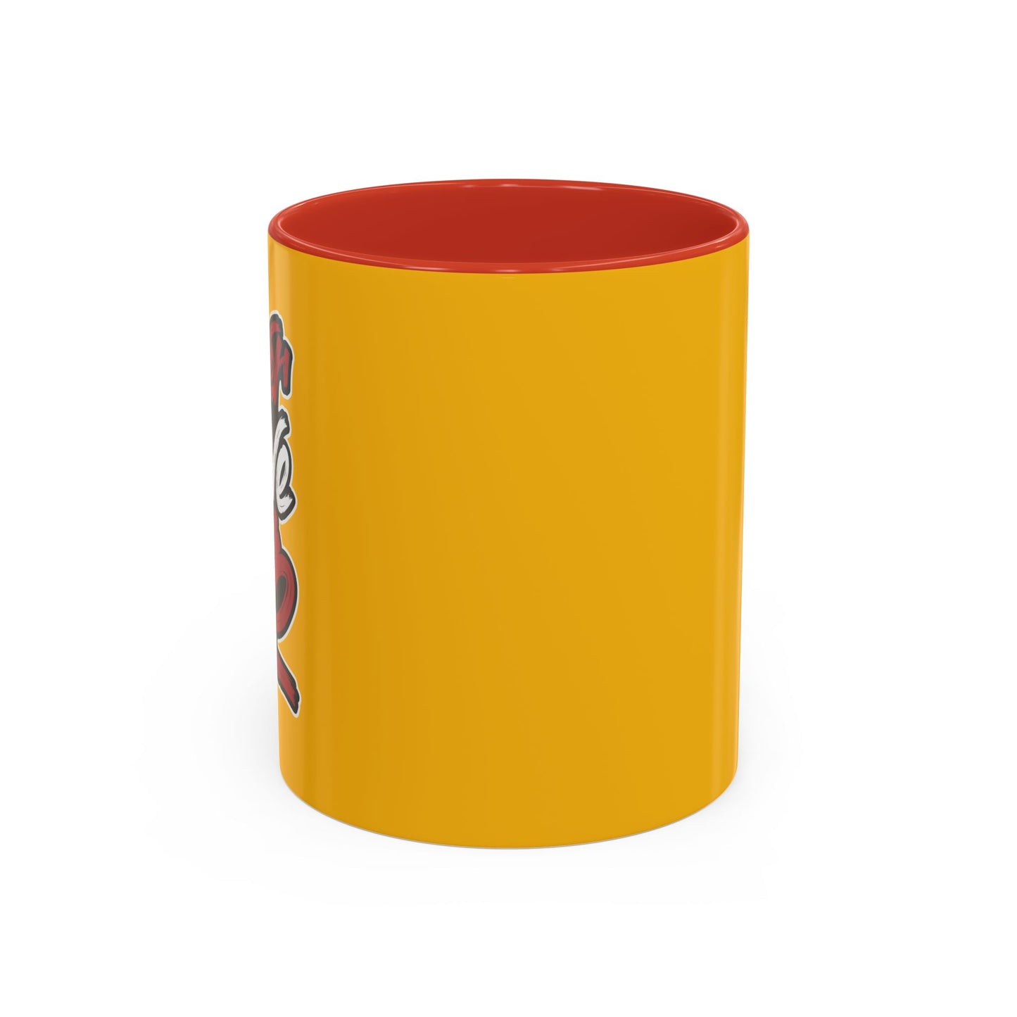 Never Give Up Accent Coffee Mug (11, 15oz)