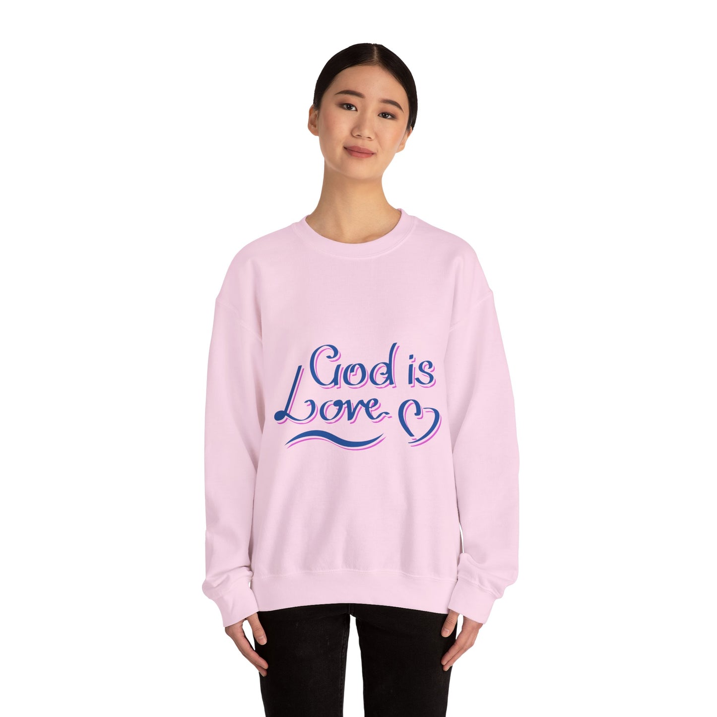 God Is Love Unisex Heavy Blend™ Crewneck Sweatshirt
