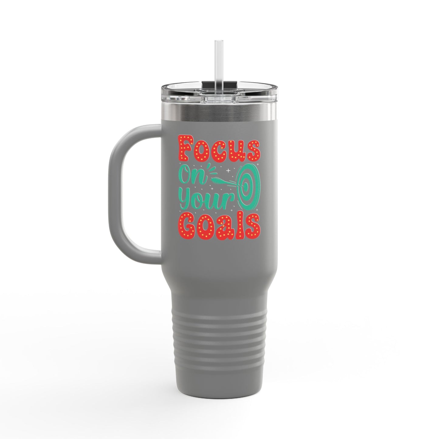 Focus On Your Goals Insulated Travel Mug, 40oz