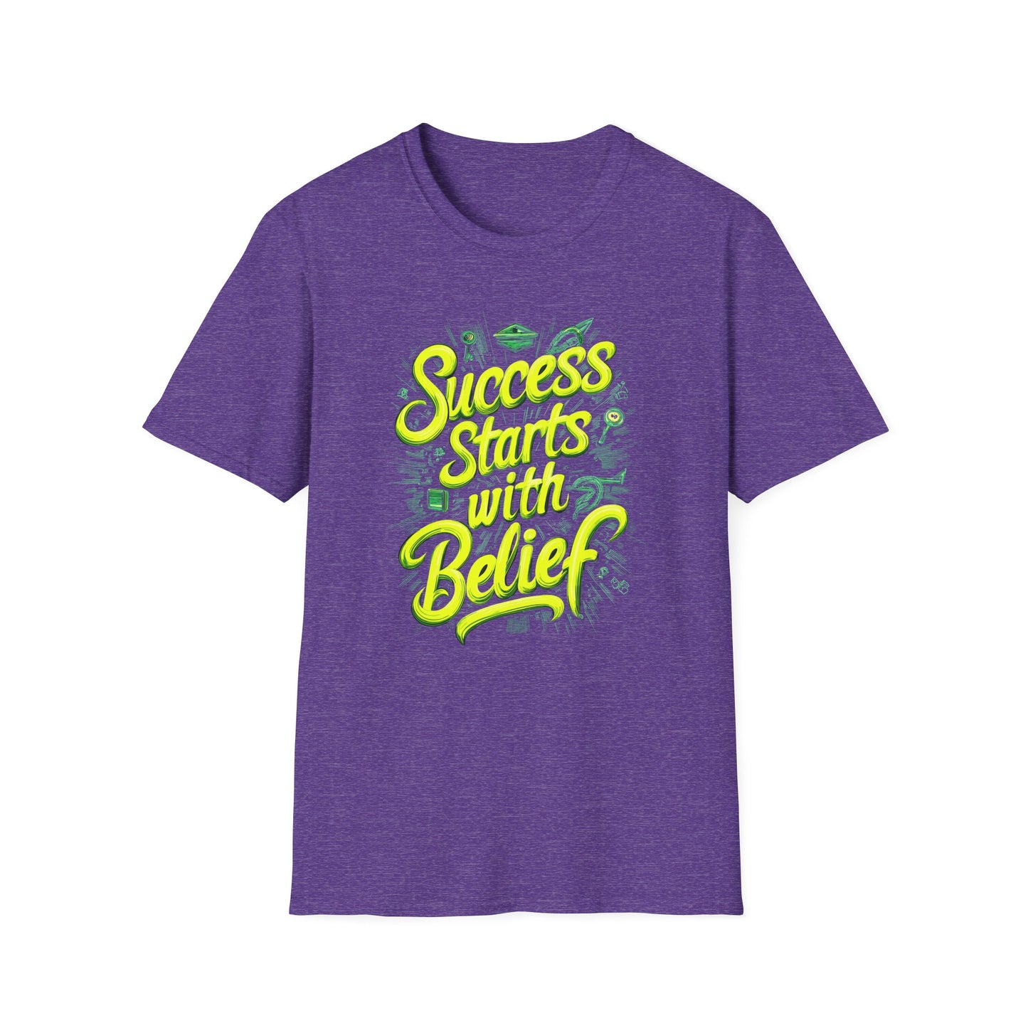 Success Starts With Belief Unisex Softstyle T-Shirt