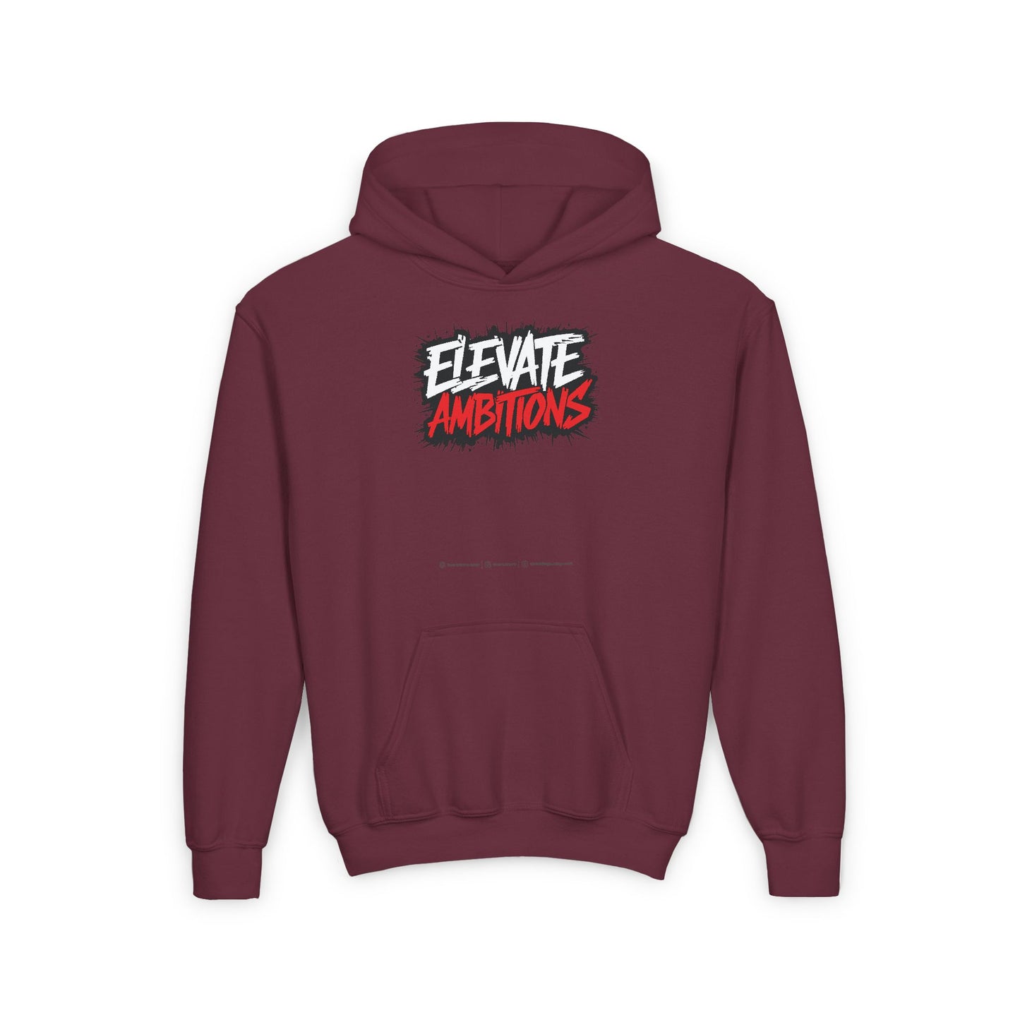 Elevate Ambitions Youth Heavy Blend Hooded Sweatshirt