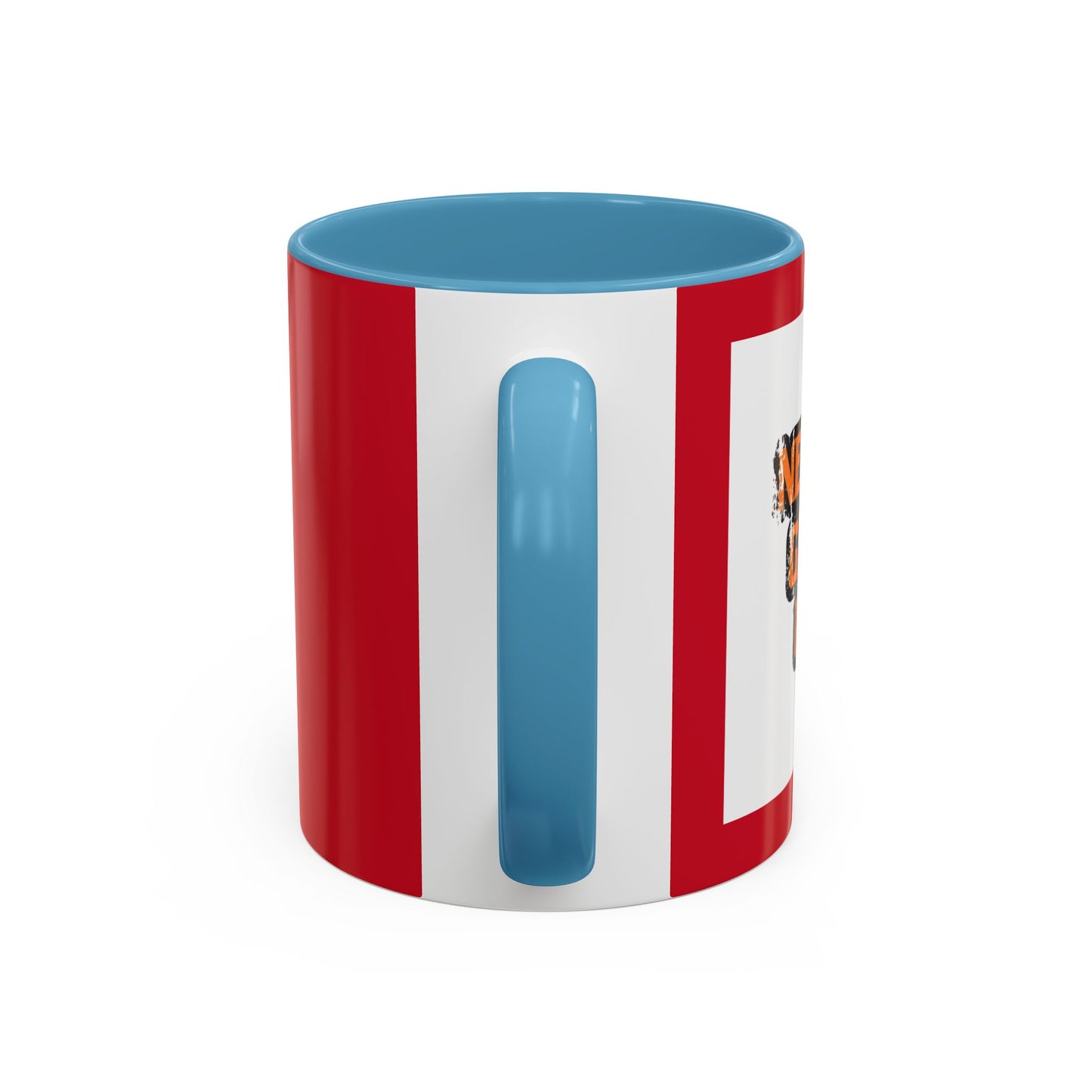 Never Give Up Accent Coffee Mug (11, 15oz)