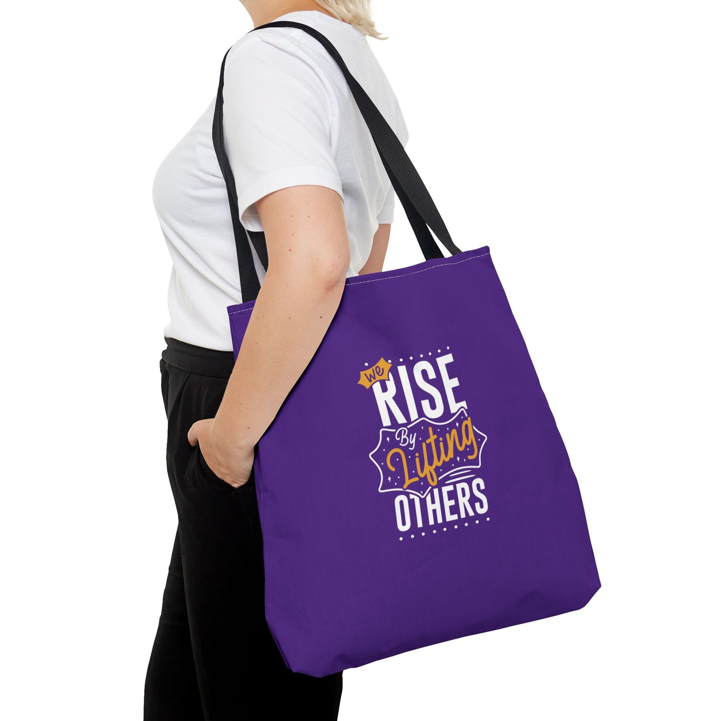 We Rise By Lifting Others Tote Bag (AOP)