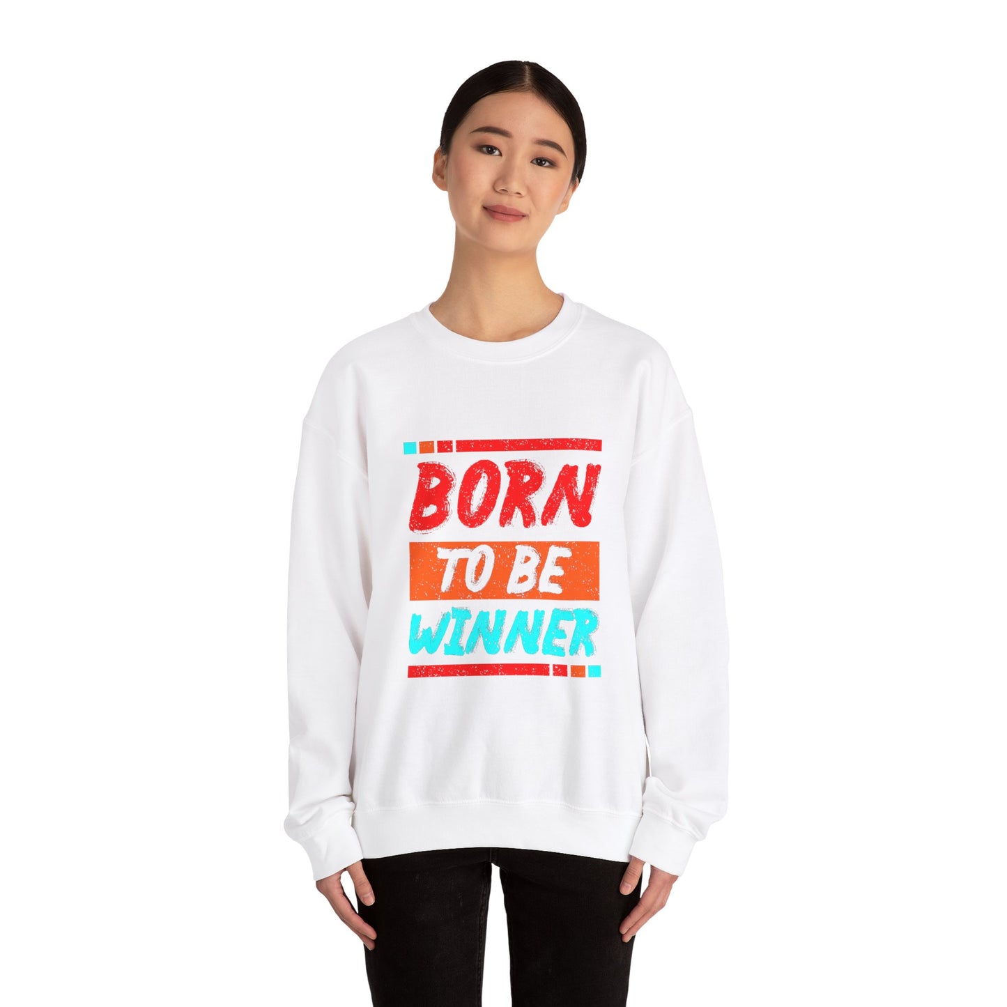 Born To Be Winner Unisex Heavy Blend™ Crewneck Sweatshirt