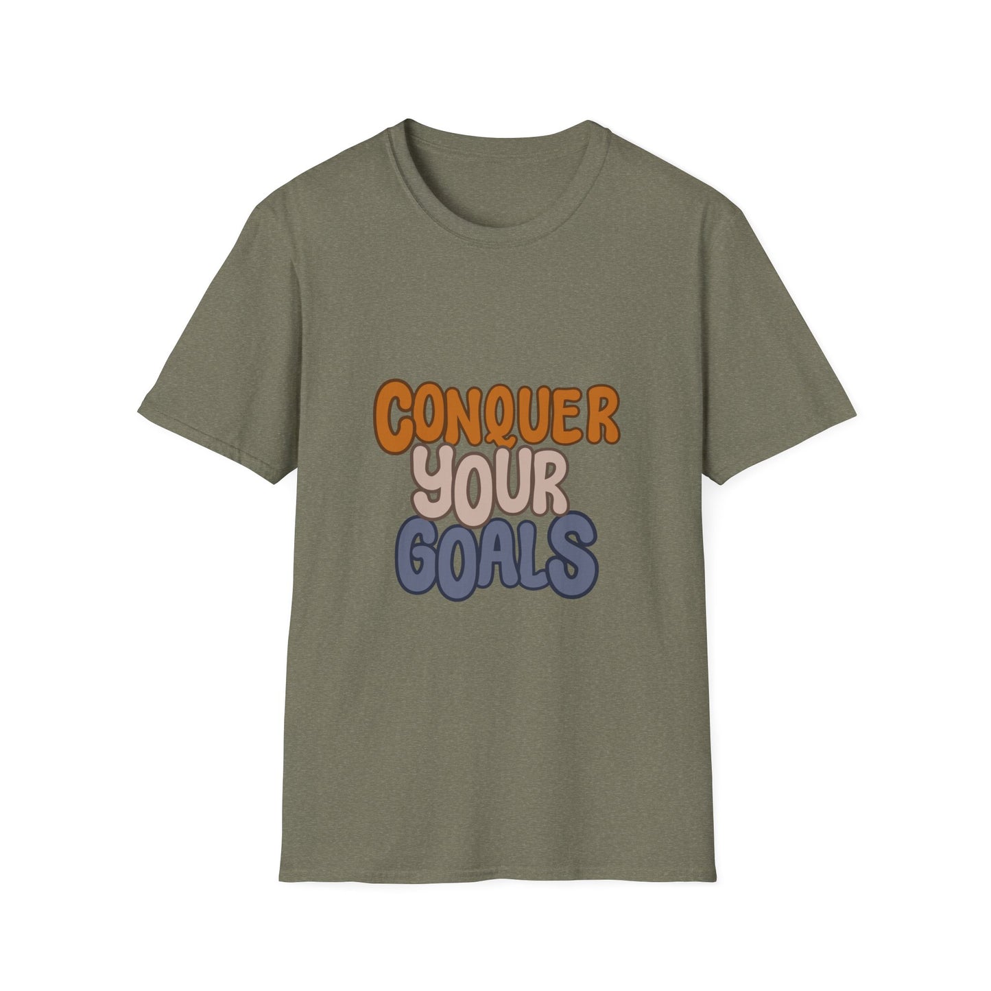 Conquer  Your goals  Unisex Softstyle T-Shirt