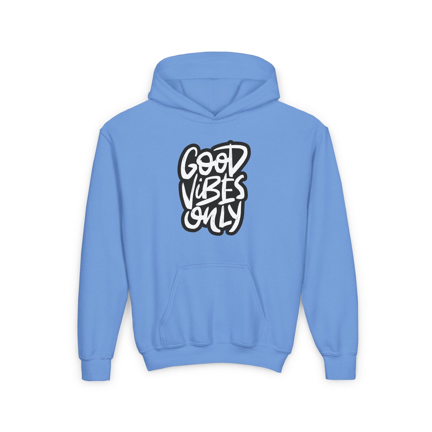 Good Vibes Only Youth Heavy Blend Hooded Sweatshirt