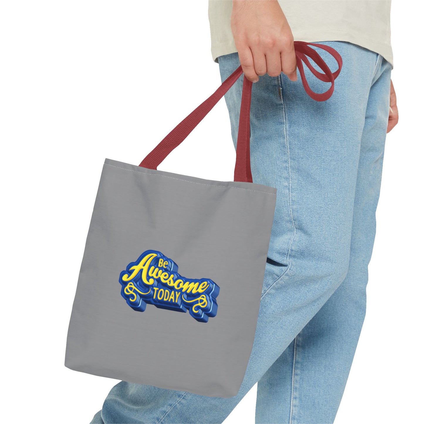 Be Awesome Today Tote Bag (AOP)