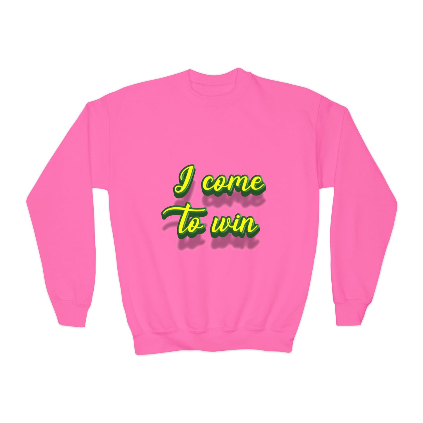 I Come To Win Youth Crewneck Sweatshirt