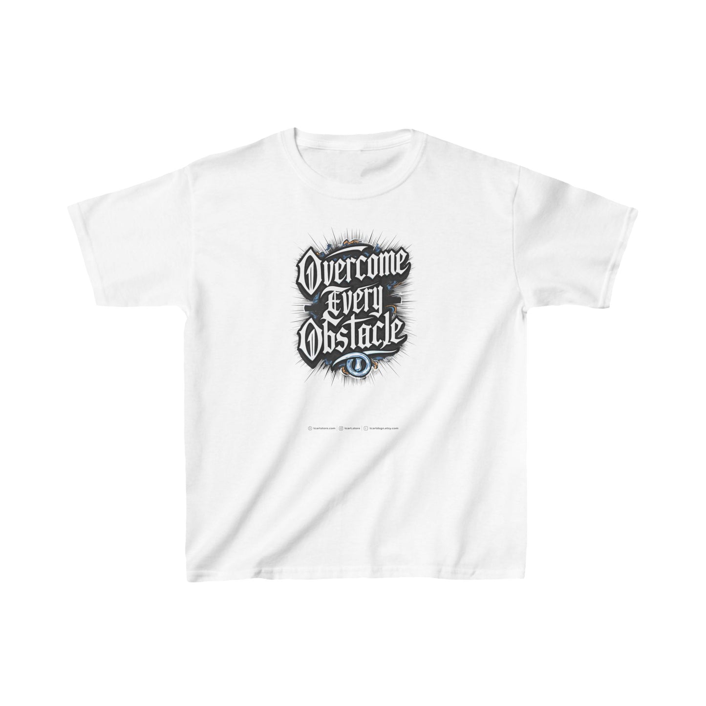 Overcome Every Obstacle Kids Heavy Cotton™ Tee