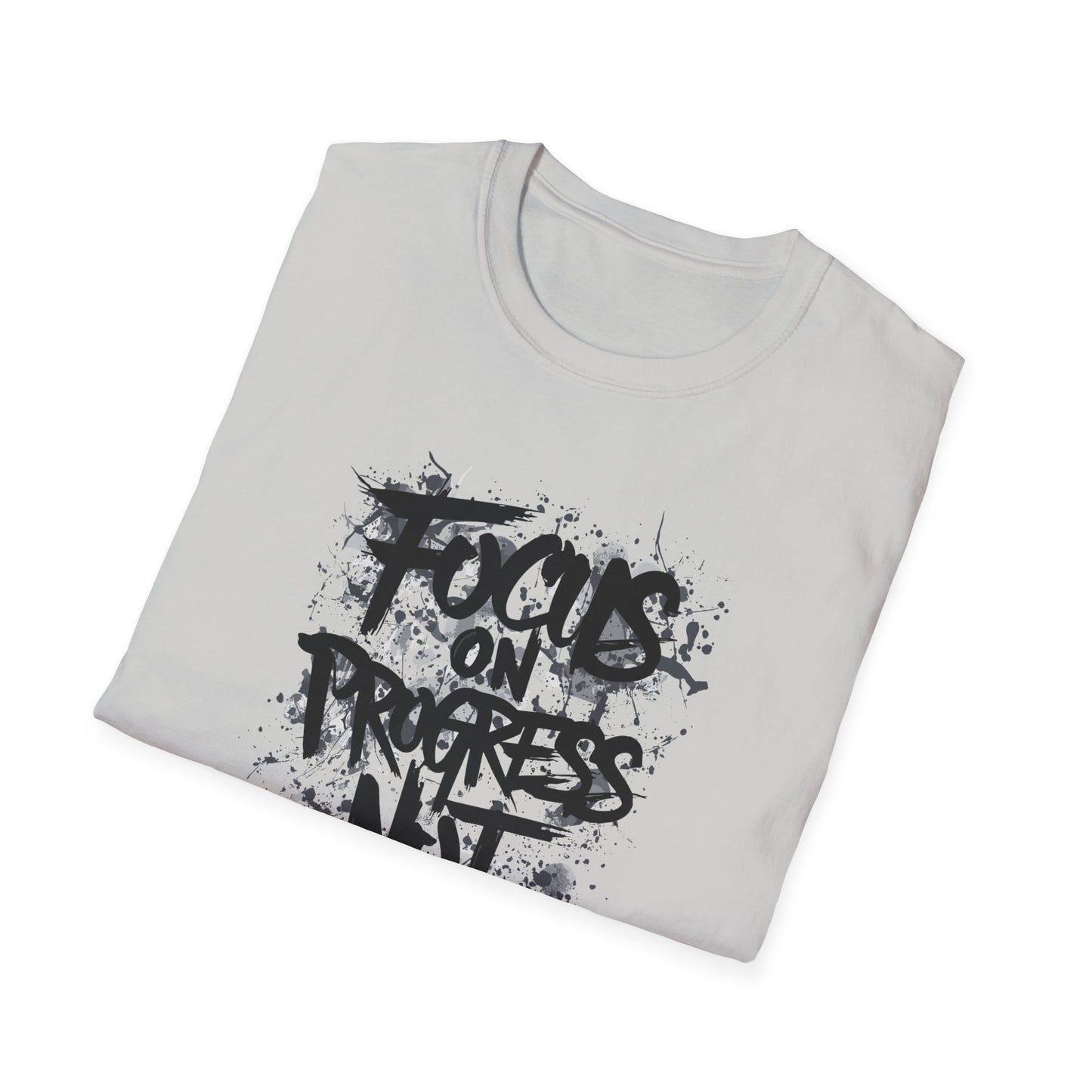 Focus On Progress Not Perfection Unisex Softstyle T-Shirt