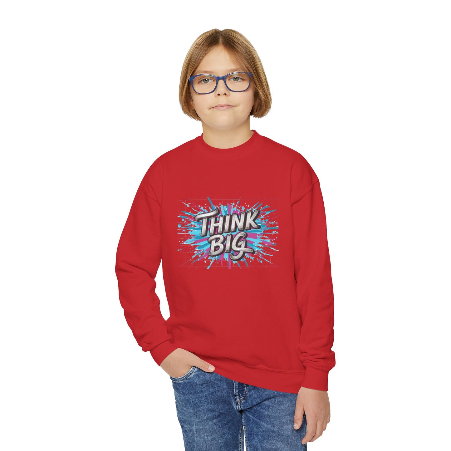 Think Big Youth Crewneck Sweatshirt