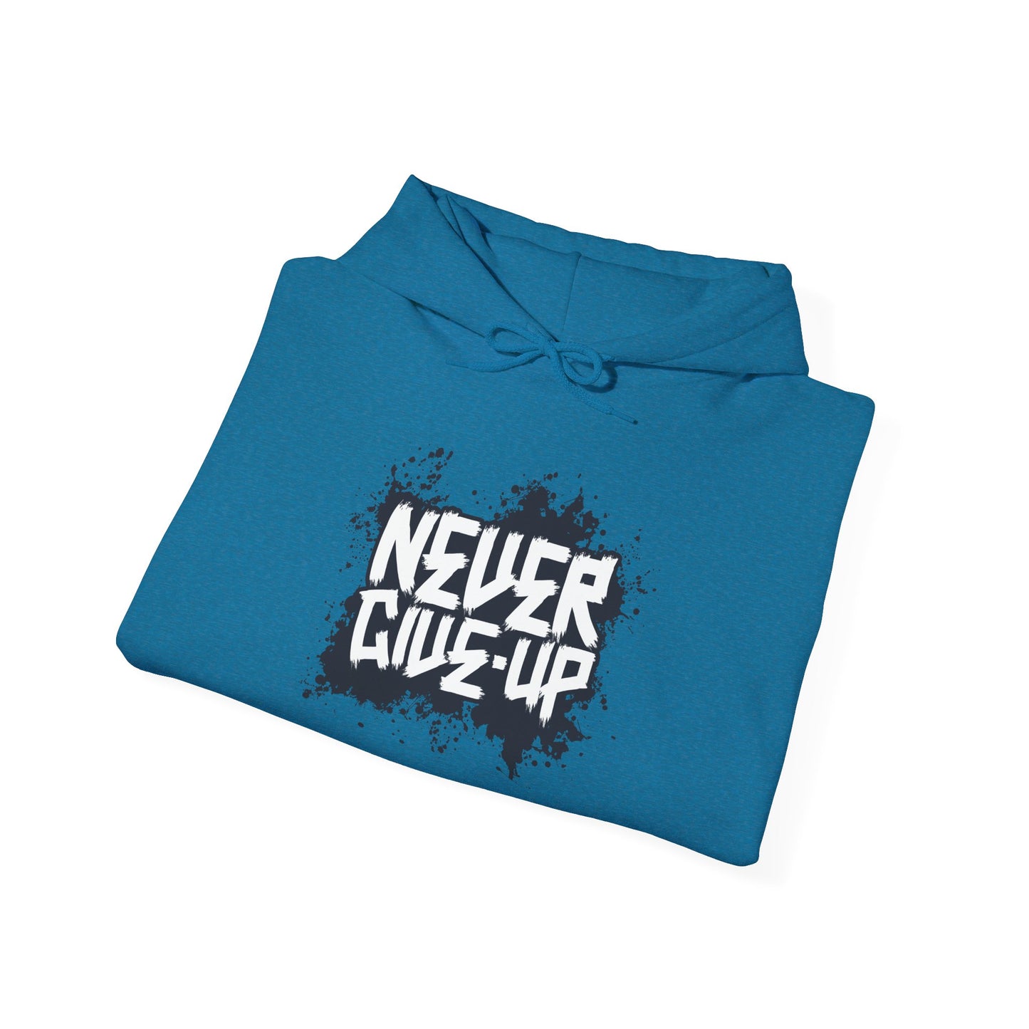 Never Give Up Unisex Heavy Blend™ Hooded Sweatshirt
