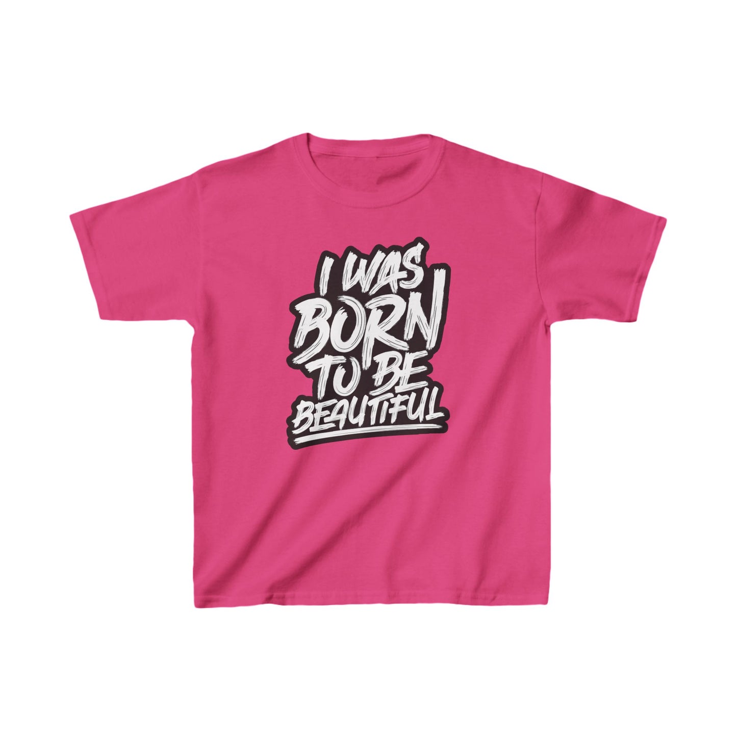 I Was Born To Be Beautiful Kids Heavy Cotton™ Tee