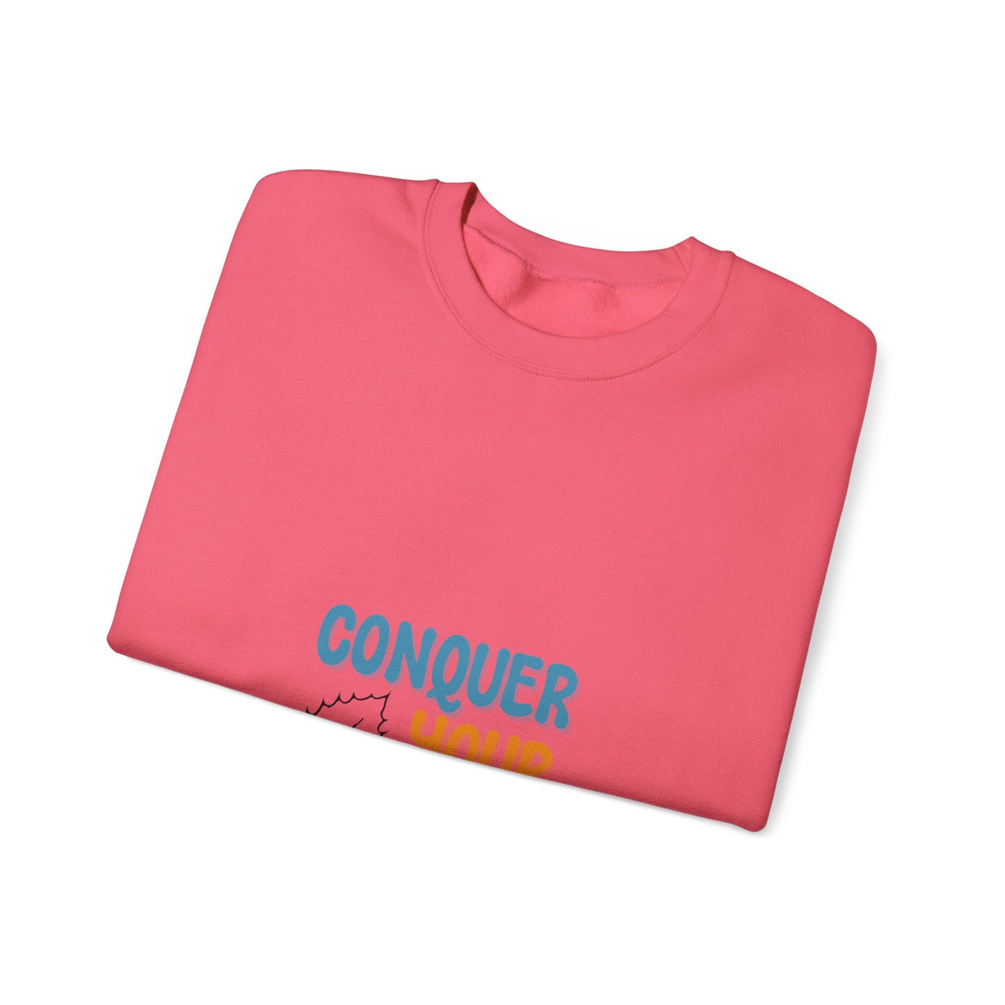 Conquer Your Goals Unisex Heavy Blend™ Crewneck Sweatshirt