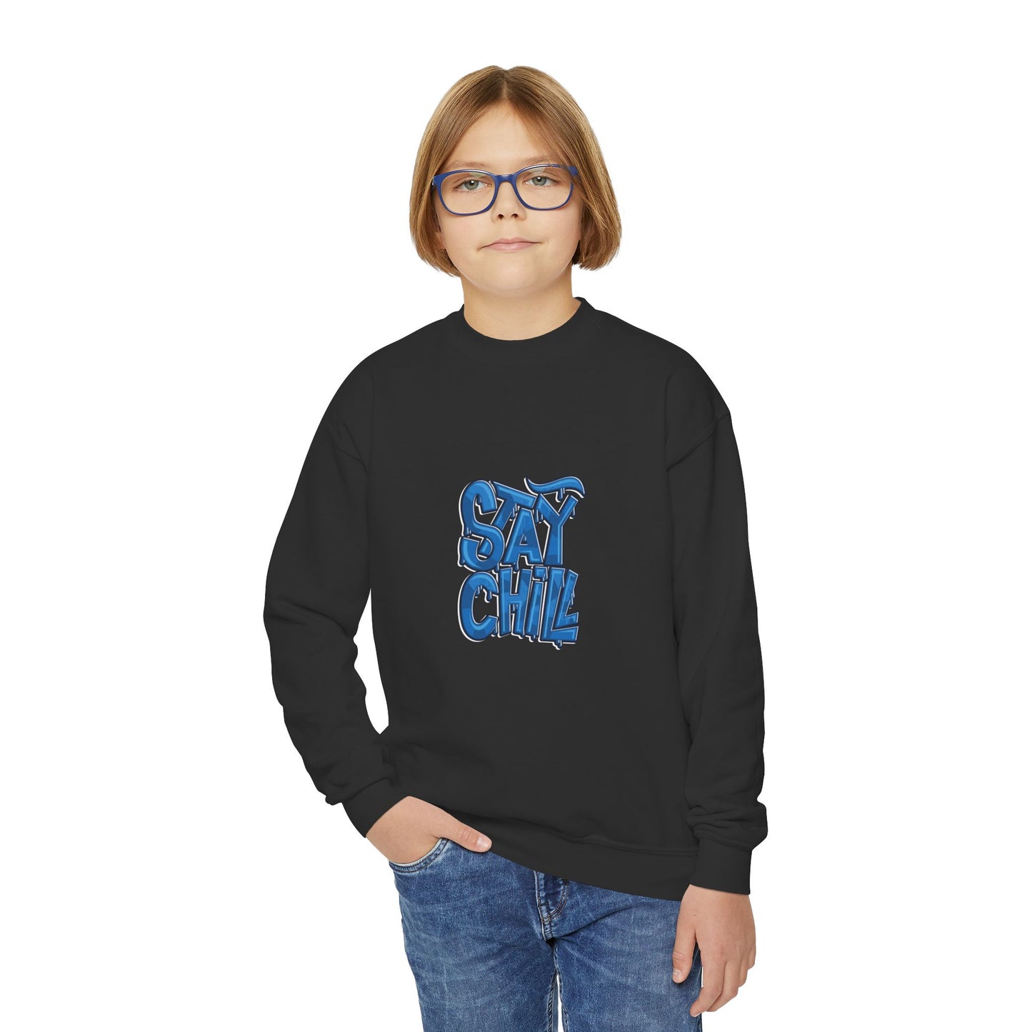 Stay Chill Youth Crewneck Sweatshirt
