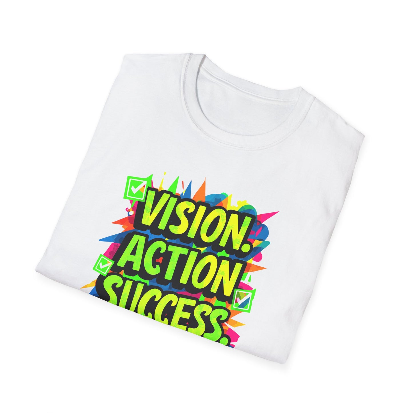 Vision Action Success Repeat Unisex Softstyle T-Shirt