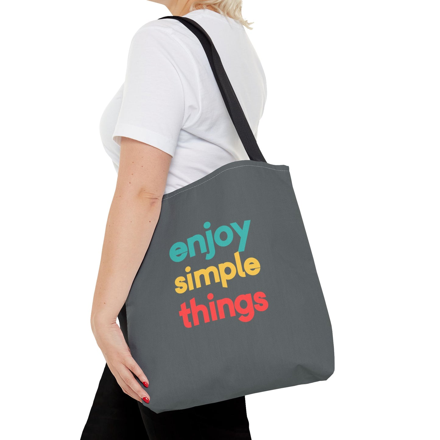 Enjoy Simple Things Tote Bag (AOP)