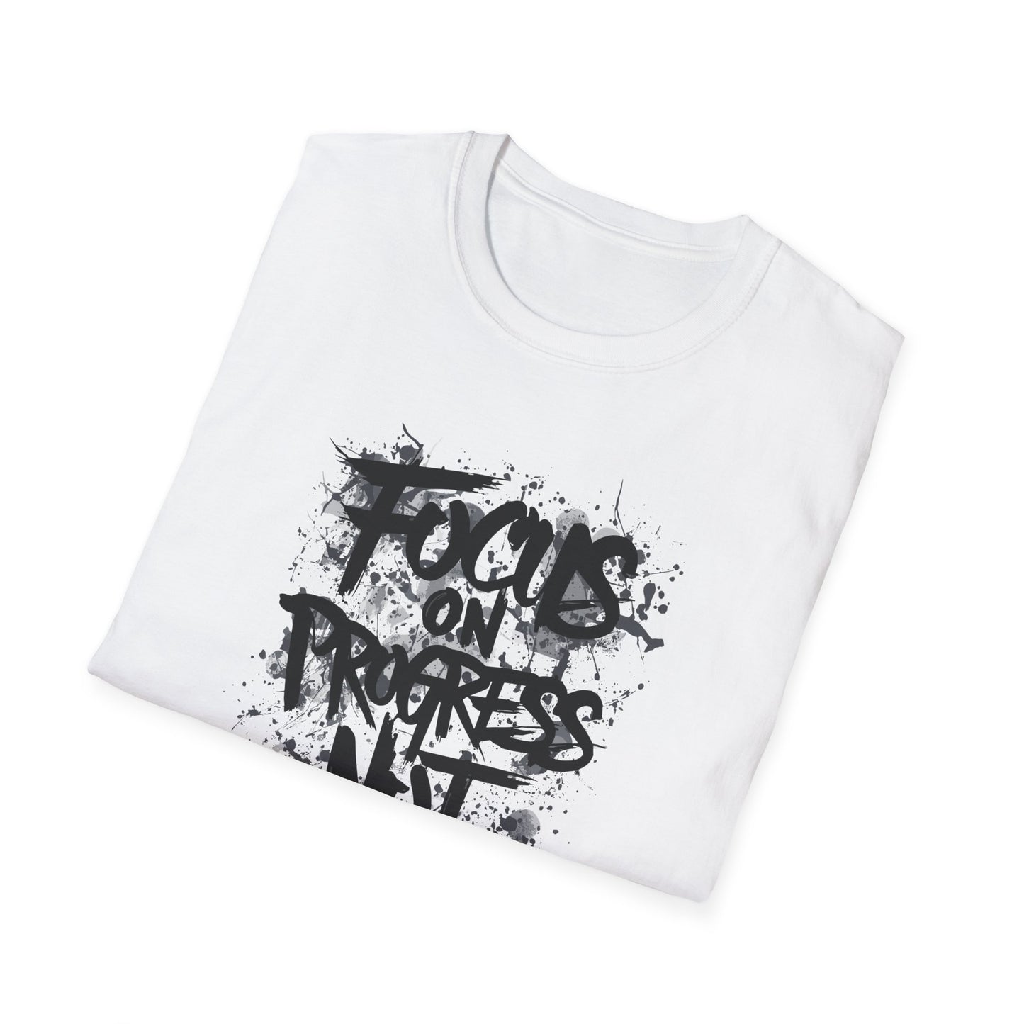 Focus On Progress Not Perfection Unisex Softstyle T-Shirt