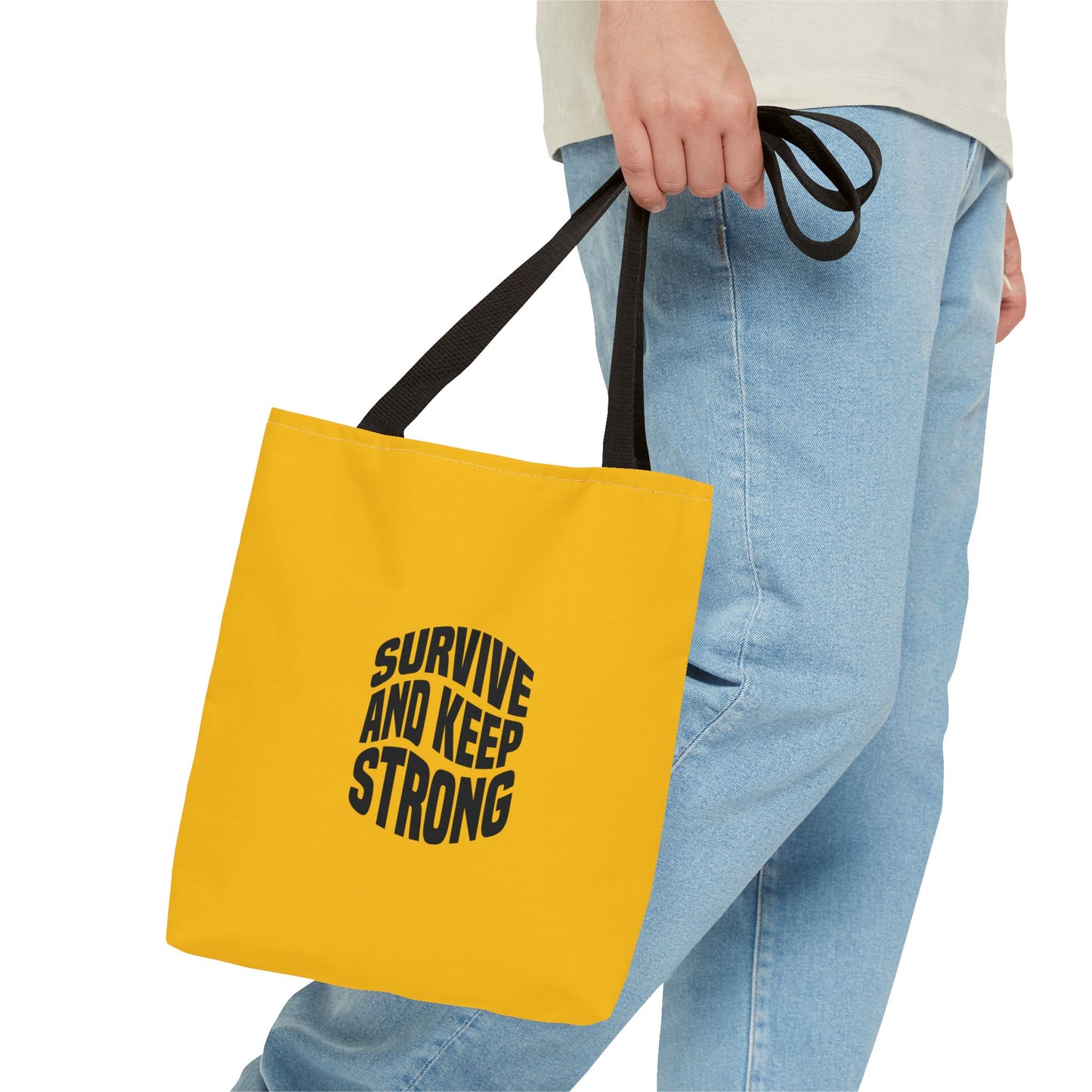 Survive And Keep Strong Tote Bag (AOP)