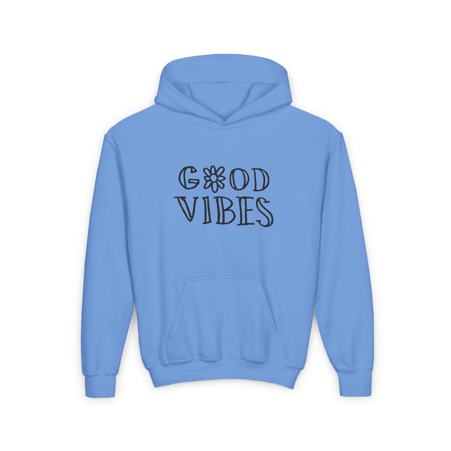 Good Vibes Youth Heavy Blend Hooded Sweatshirt