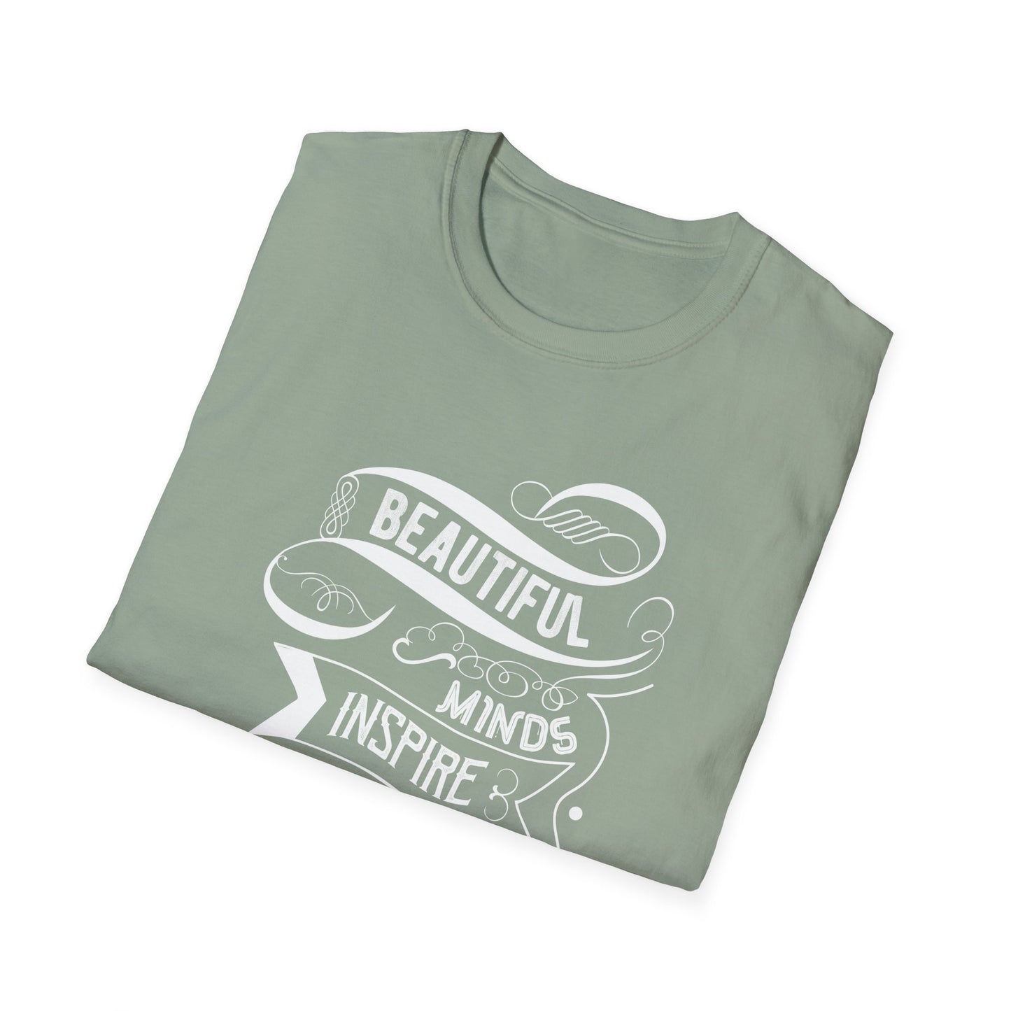 Beautiful Minds Inspire Others Unisex Softstyle T-Shirt