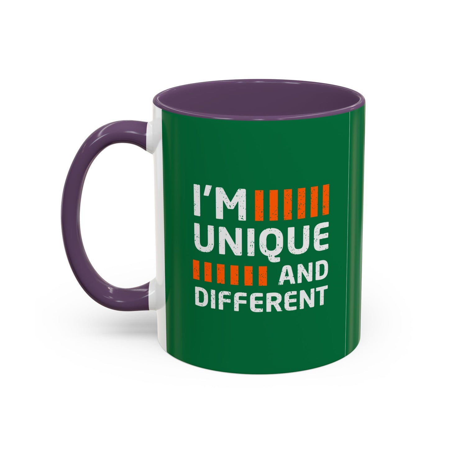 I'm Unique And Different Accent Coffee Mug (11, 15oz)