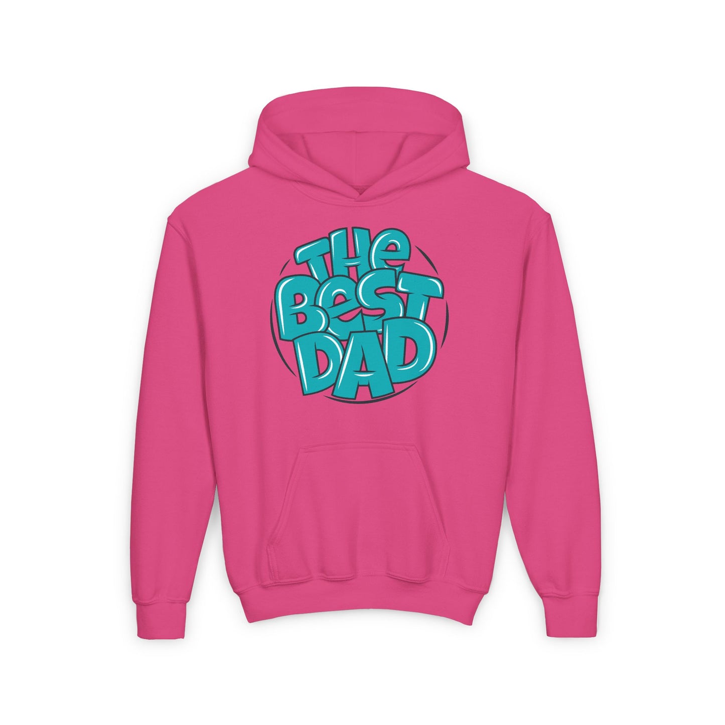 The Best Dad Youth Heavy Blend Hooded Sweatshirt