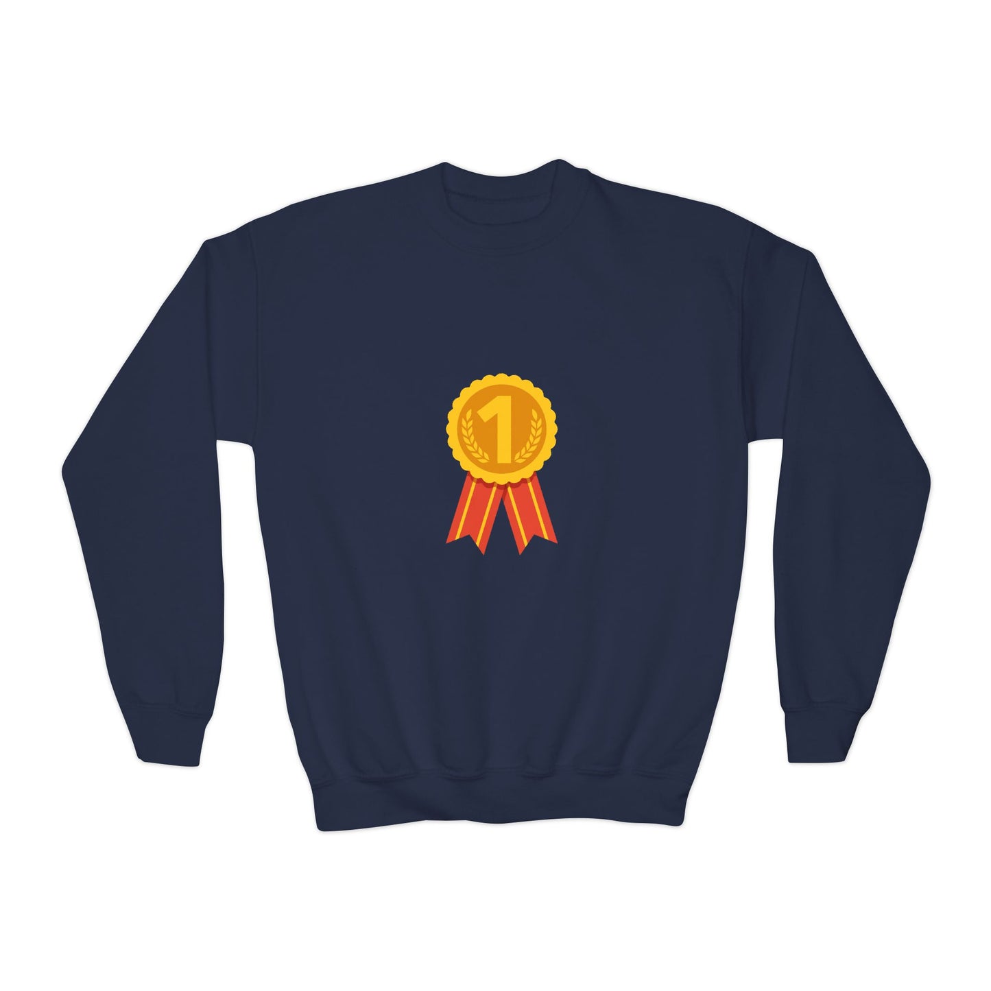 Gold Medal Symbol Youth Crewneck Sweatshirt