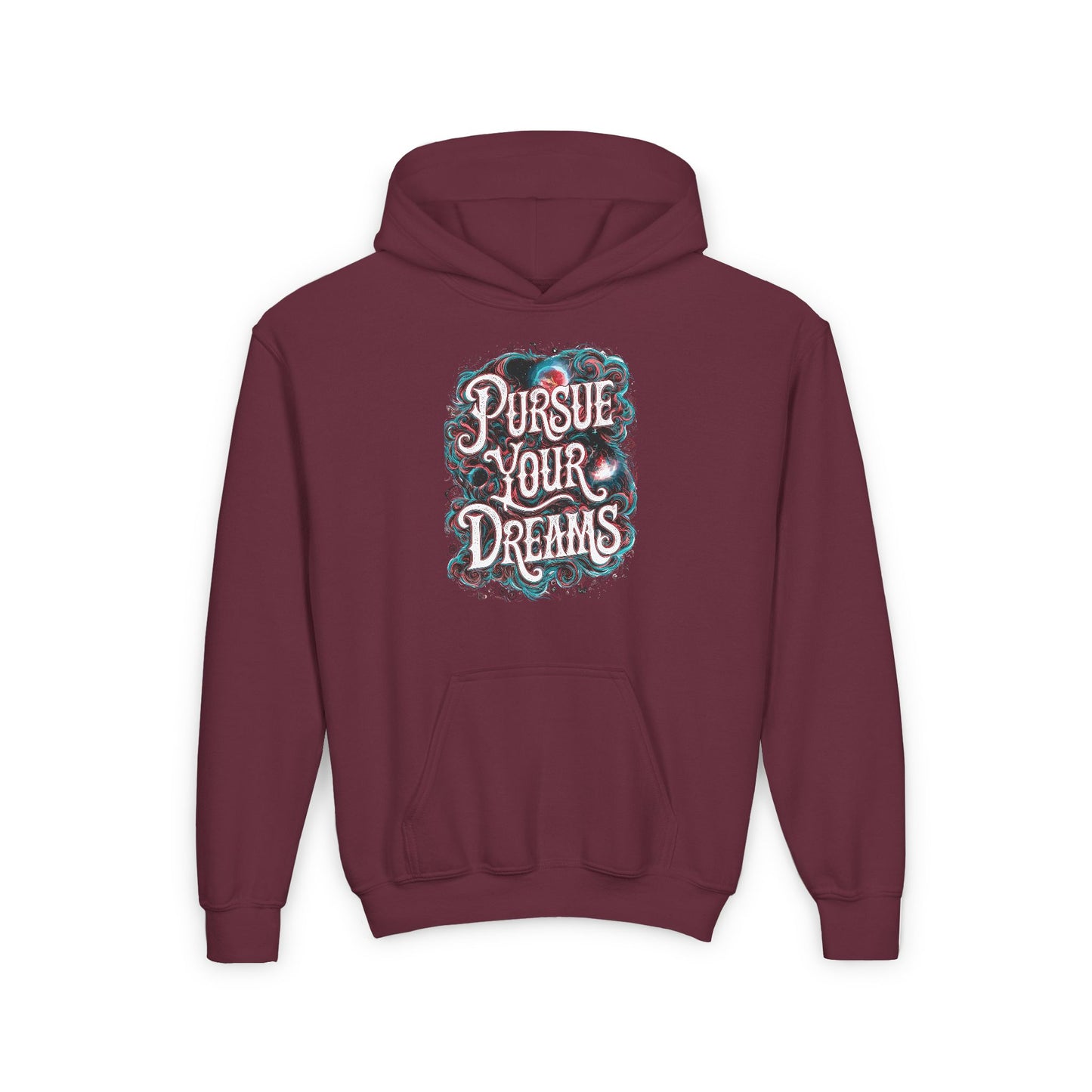 Pursue Your Dreams Youth Heavy Blend Hooded Sweatshirt