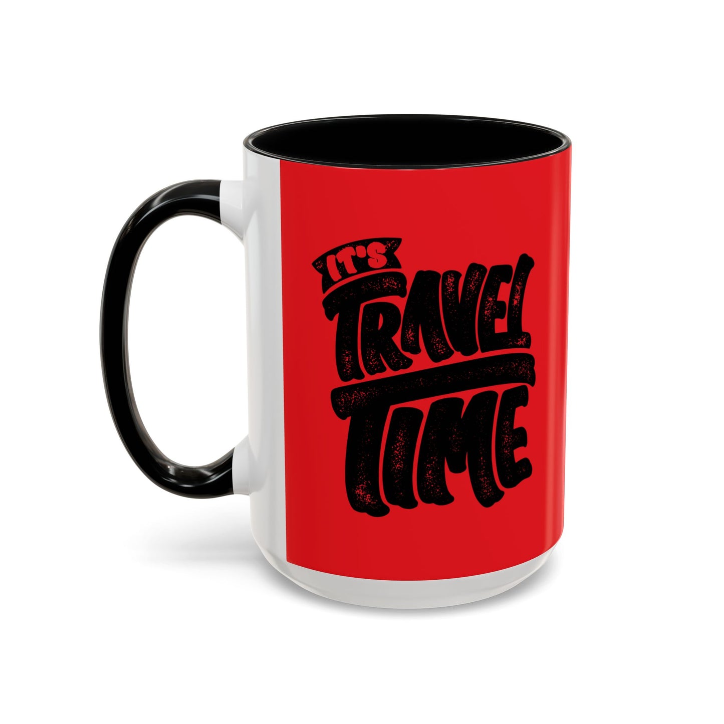 It's Travel Time Accent Coffee Mug (11, 15oz)