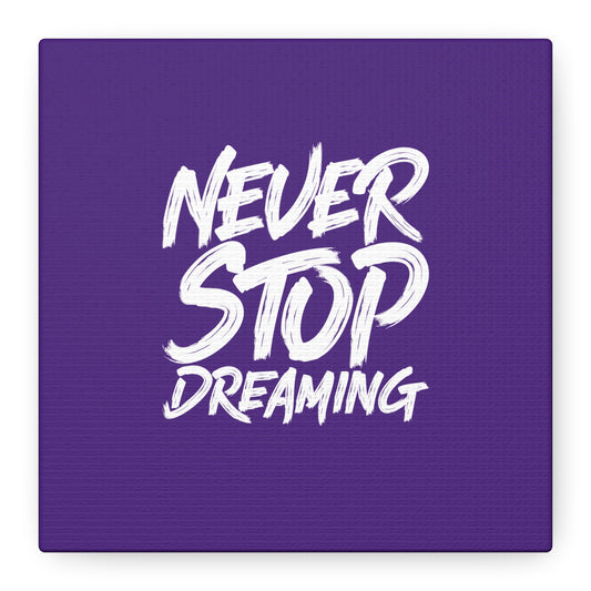 Never Stop Dreaming Matte Canvas, Stretched, 1.25"