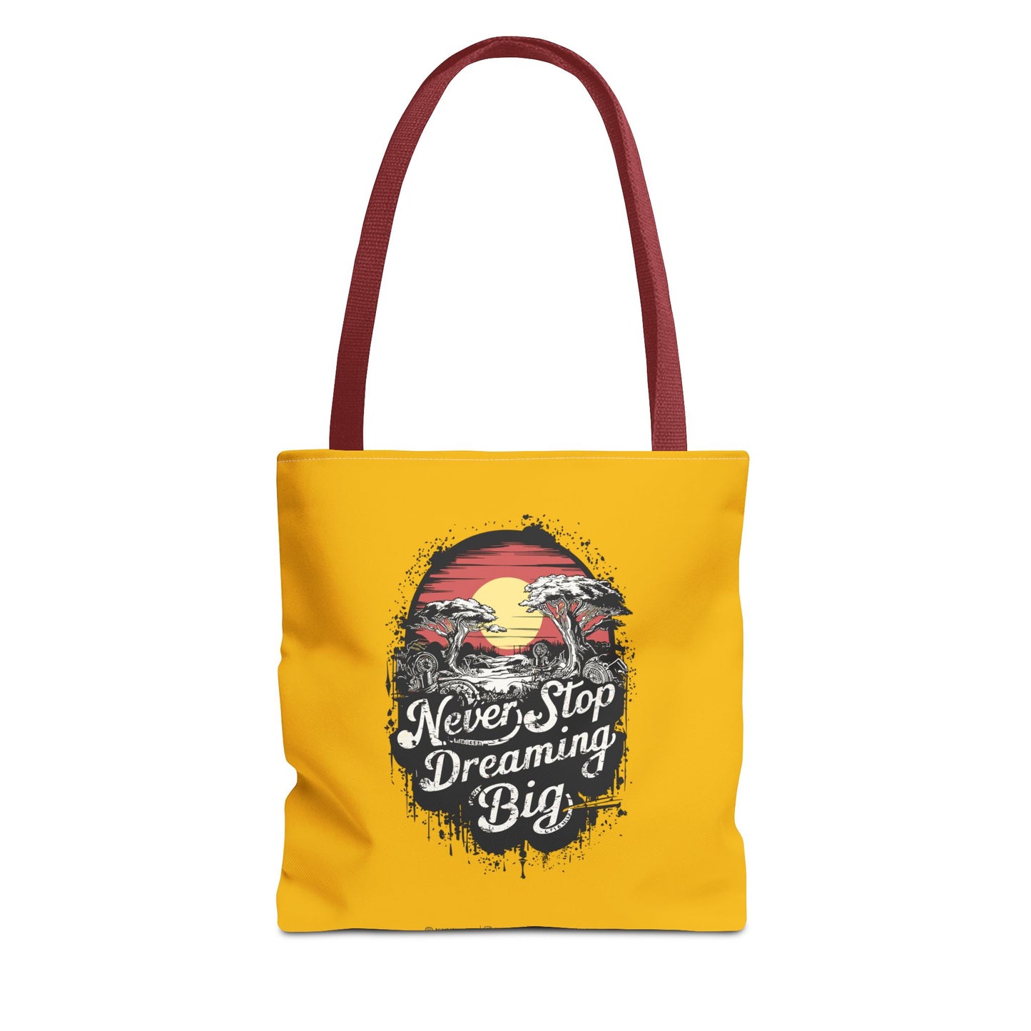 Never Stop Dreaming Big Tote Bag (AOP)