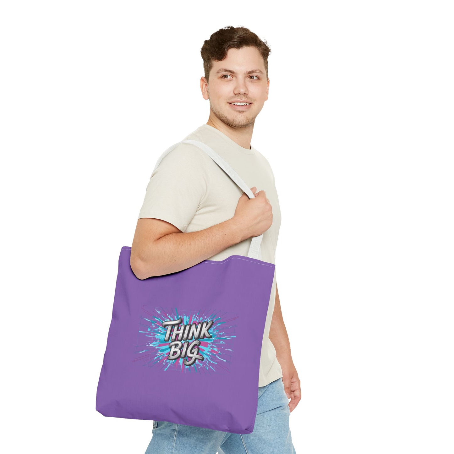 Think Big Tote Bag (AOP)