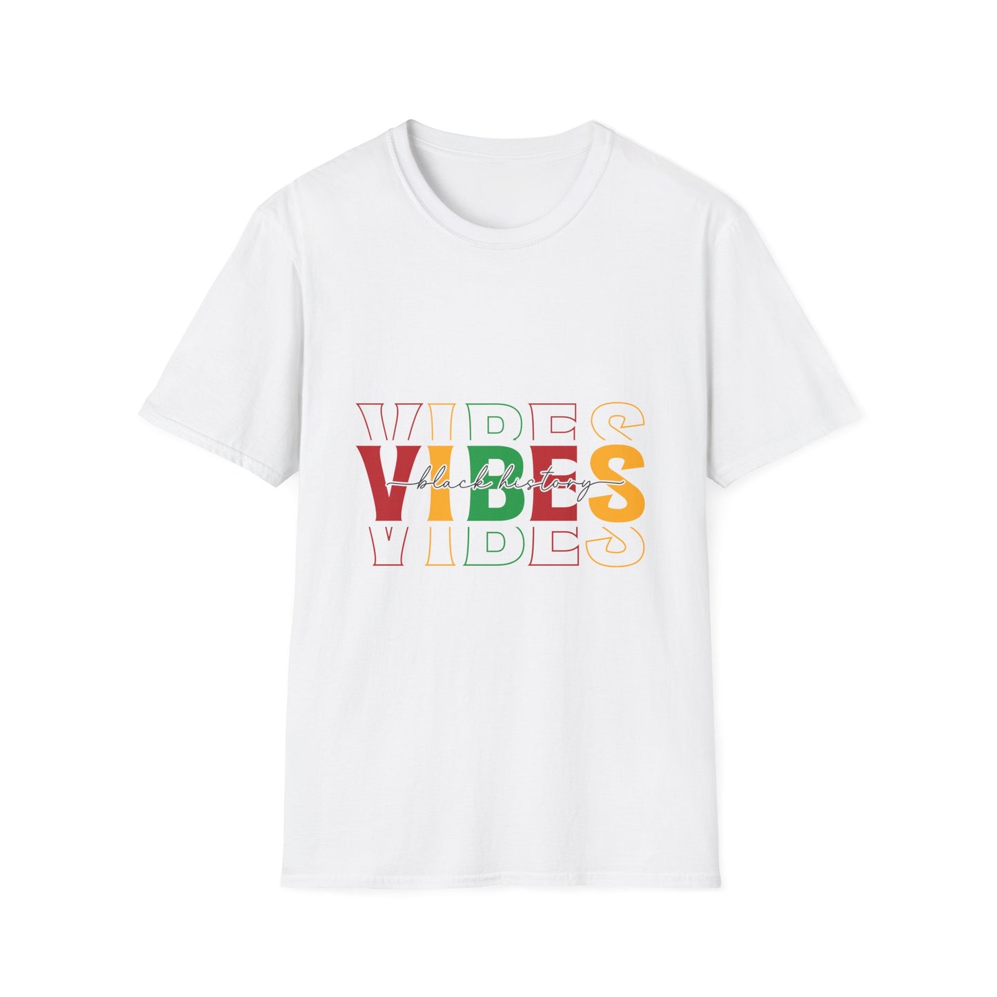 Vibes Black History Unisex Softstyle T-Shirt
