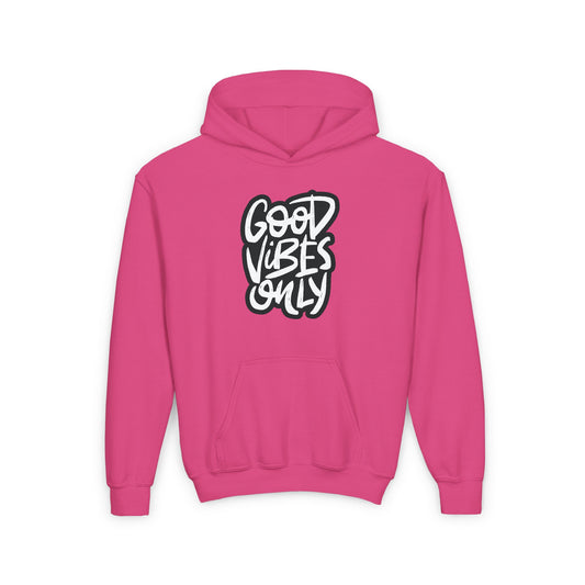 Good Vibes Only Youth Heavy Blend Hooded Sweatshirt