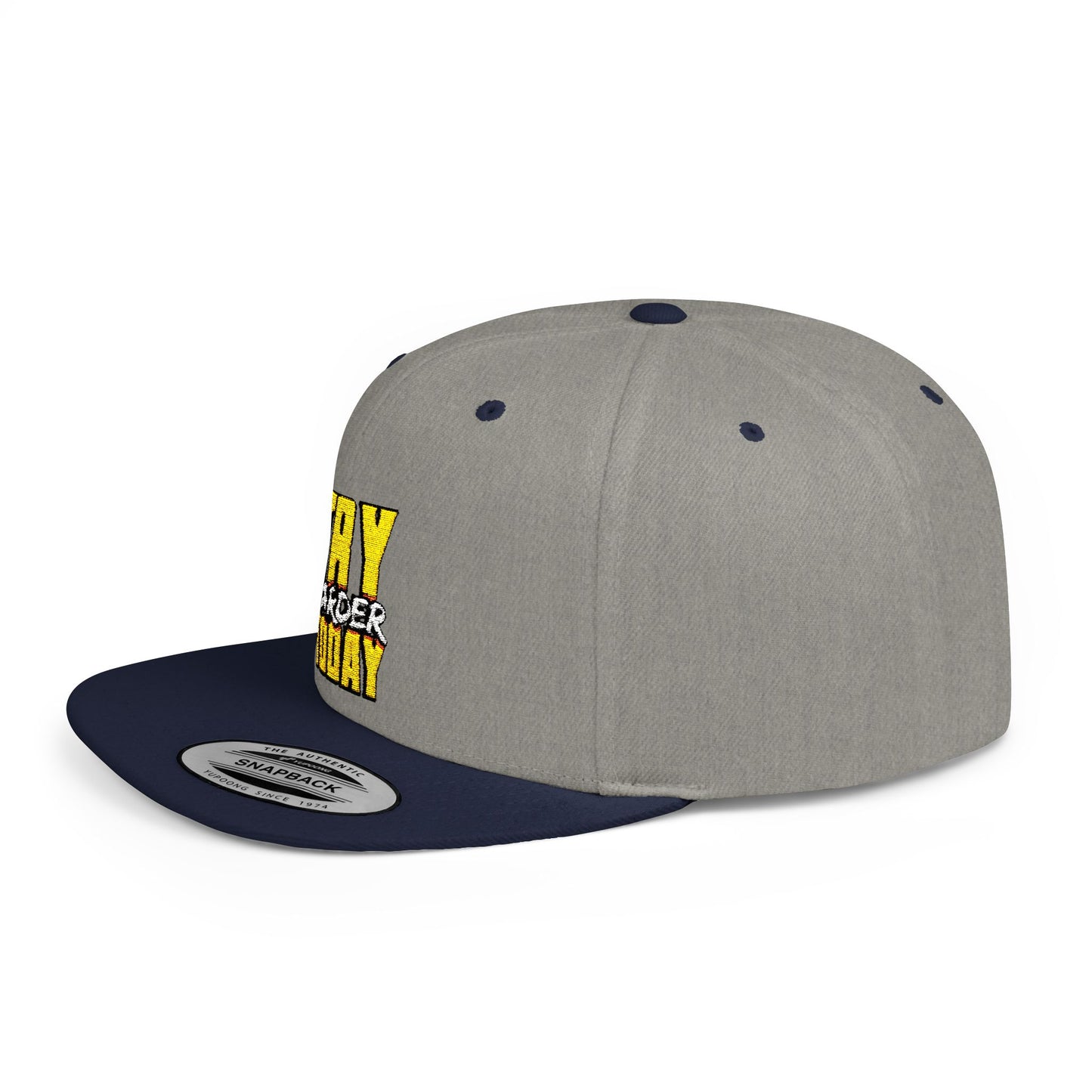 Try Harder Today Flat Bill Snapback