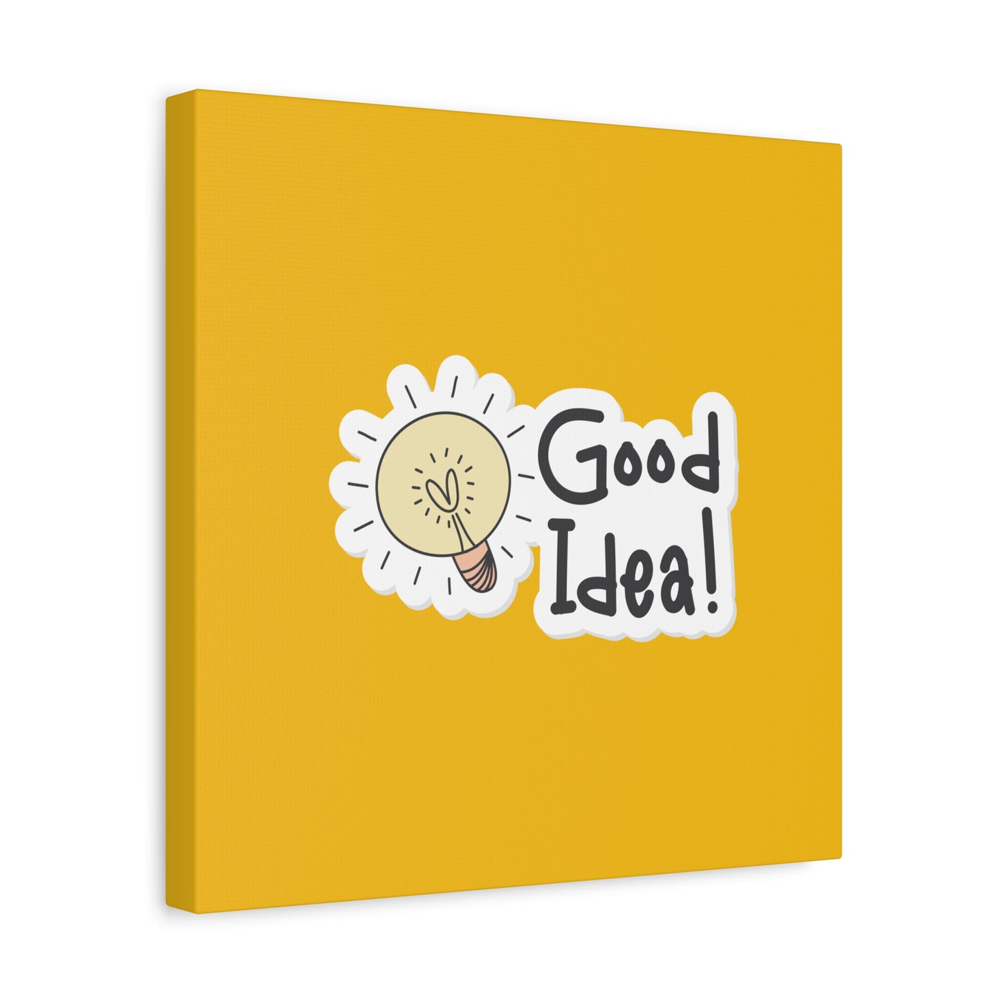 Good Idea Matte Canvas, Stretched, 1.25"