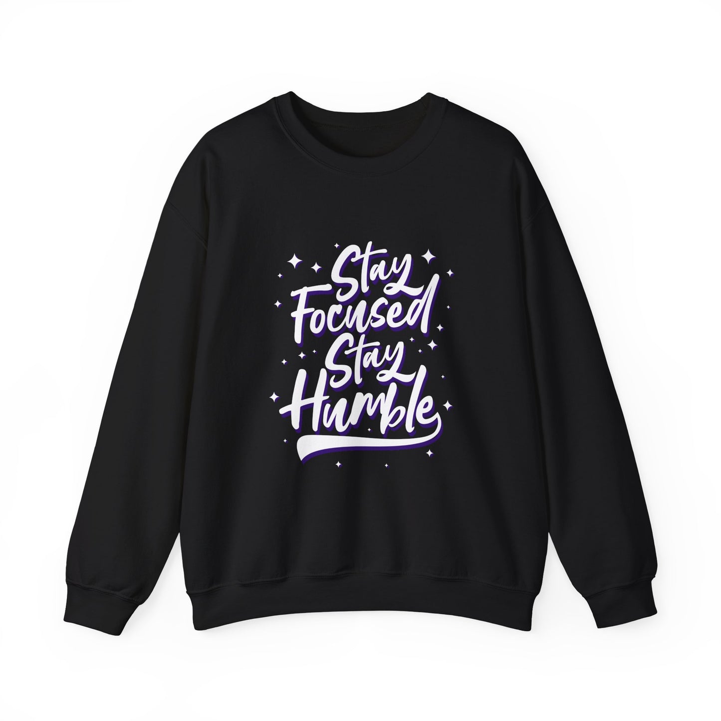 Stay Focused Stay Humble Unisex Heavy Blend™ Crewneck Sweatshirt