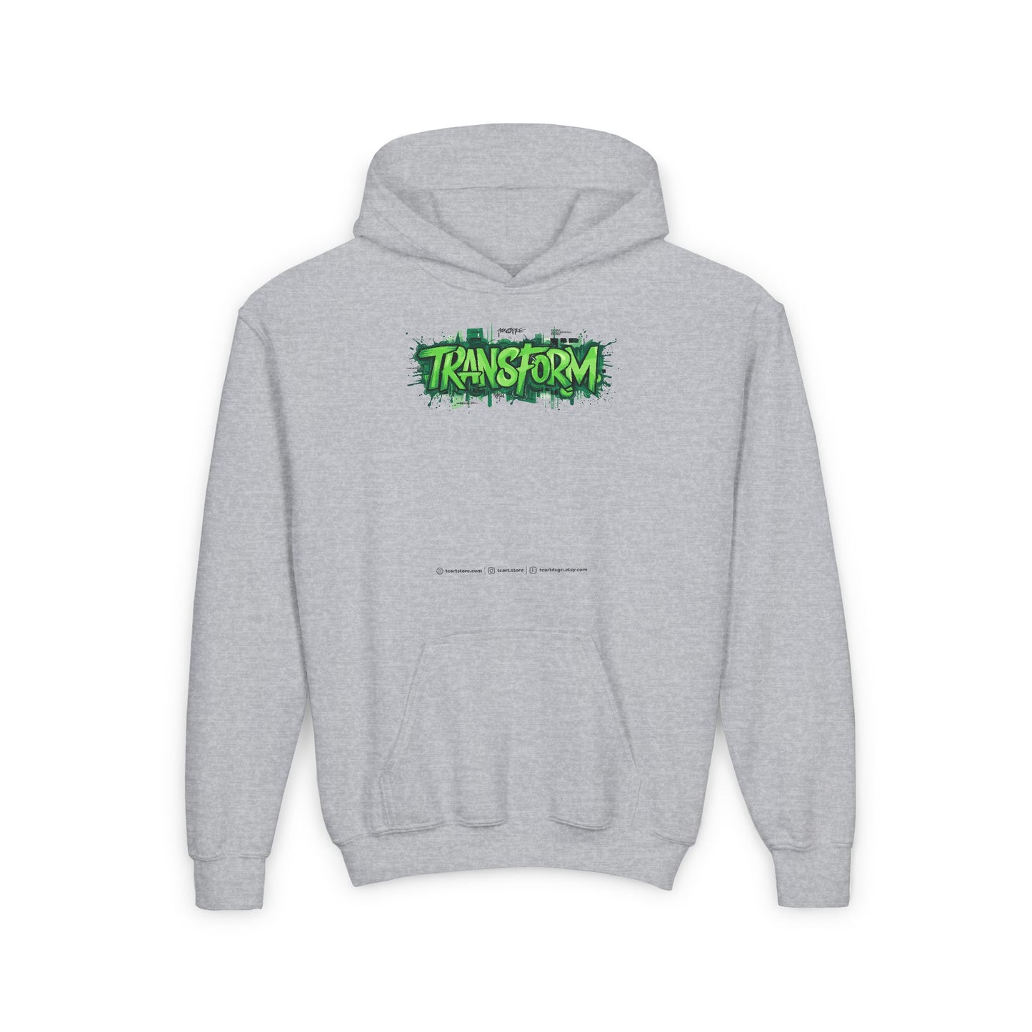 Transform Youth Heavy Blend Hooded Sweatshirt