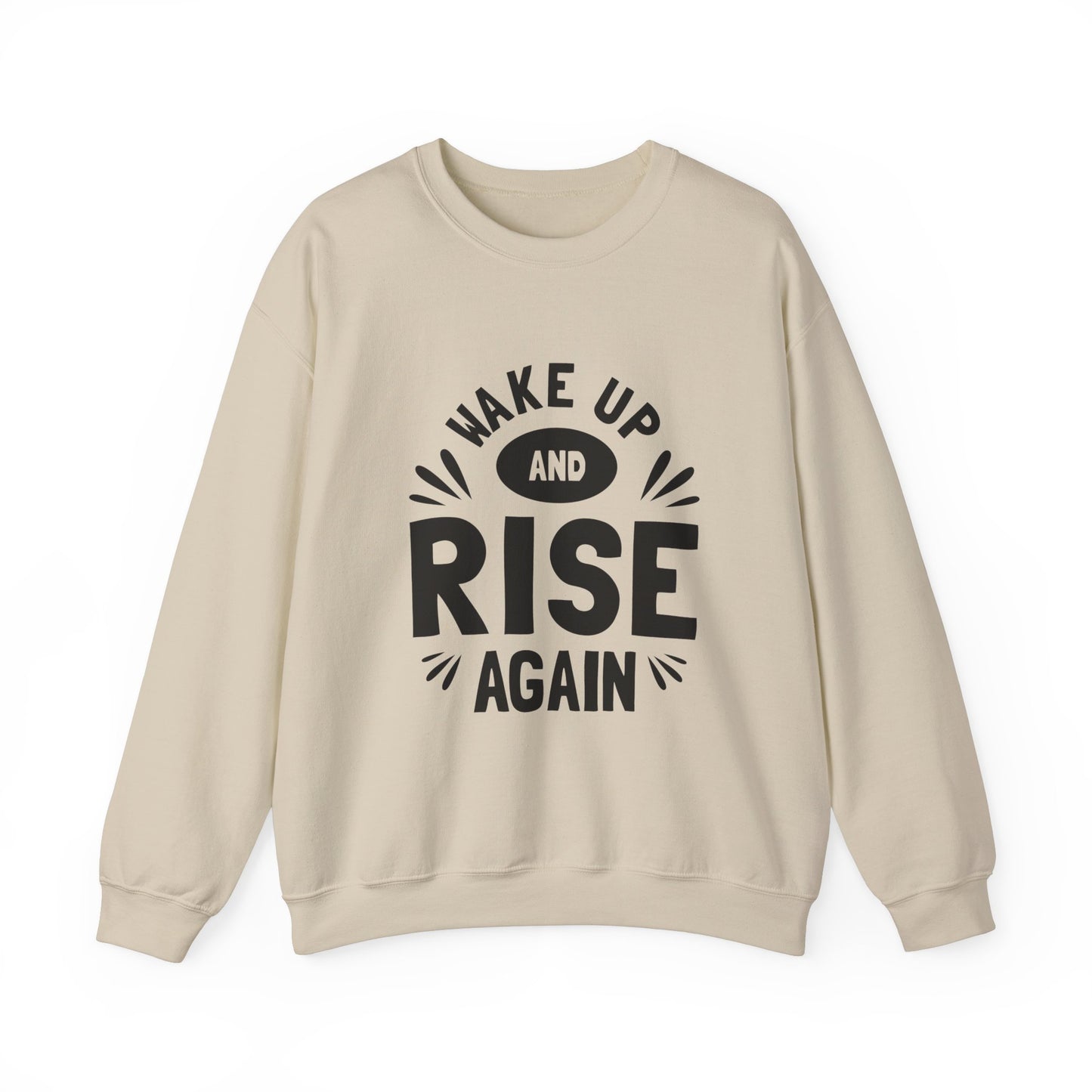 Wake Up And Rise Again Unisex Heavy Blend™ Crewneck Sweatshirt