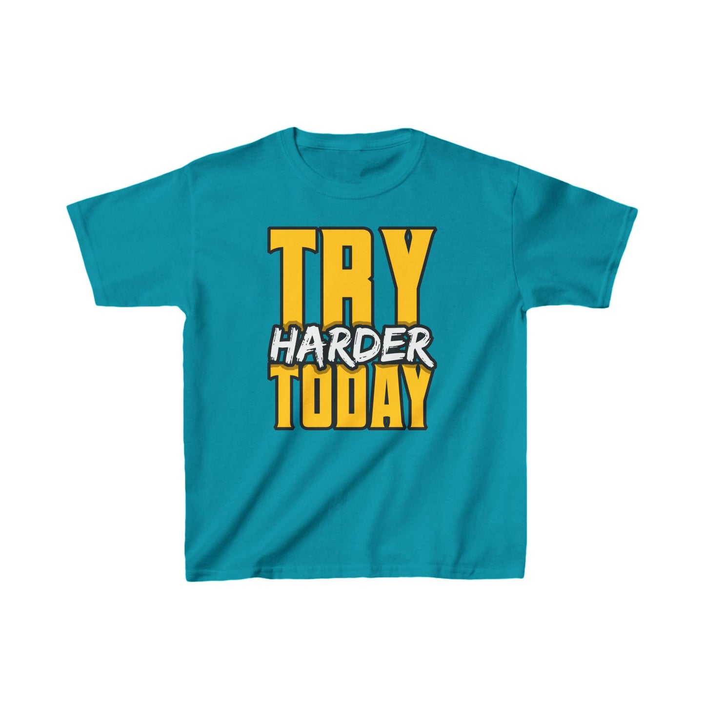 Try Harder Today Kids Heavy Cotton™ Tee