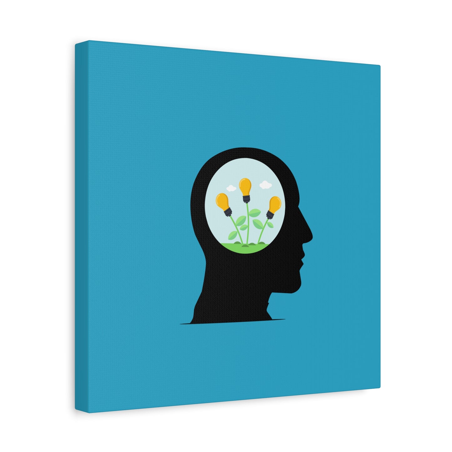 Mindset And Positive Thoughts Matte Canvas, Stretched, 1.25"