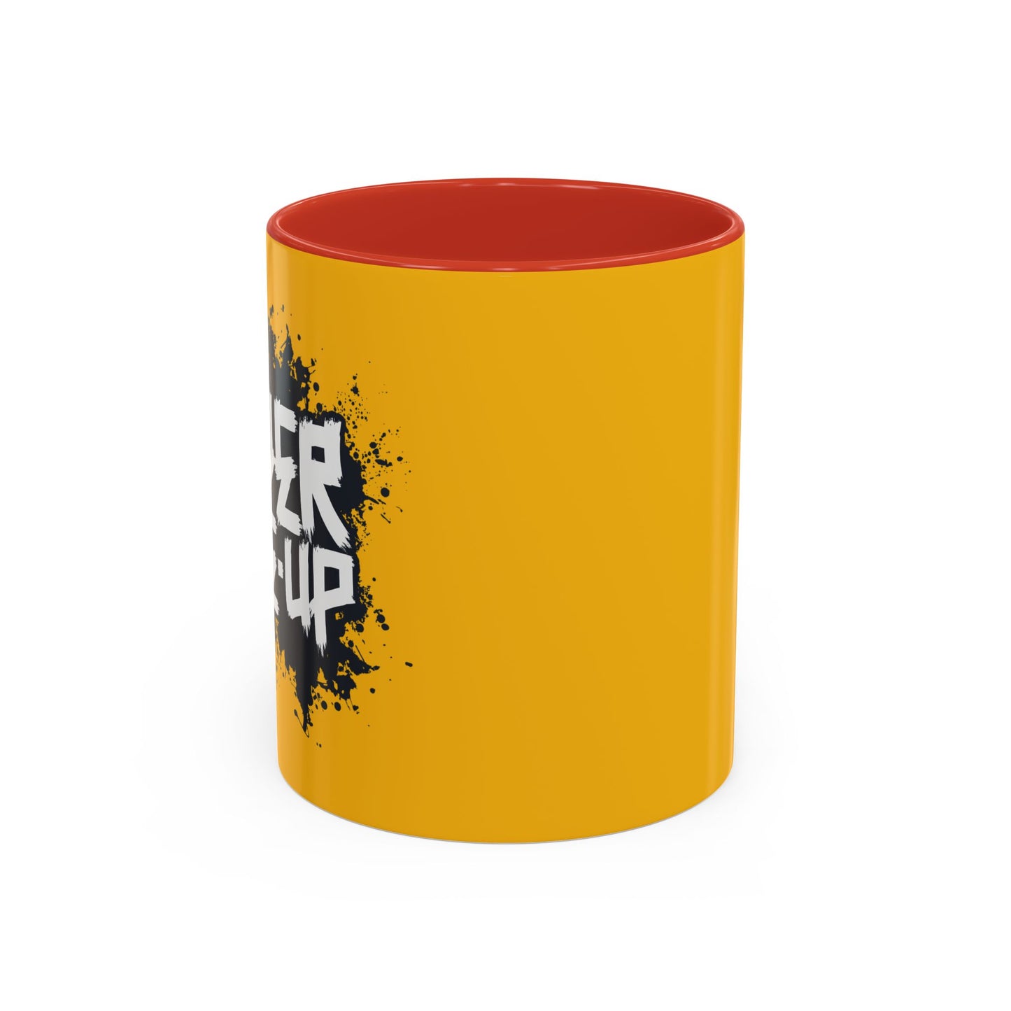 Never Give Up Accent Coffee Mug (11, 15oz)