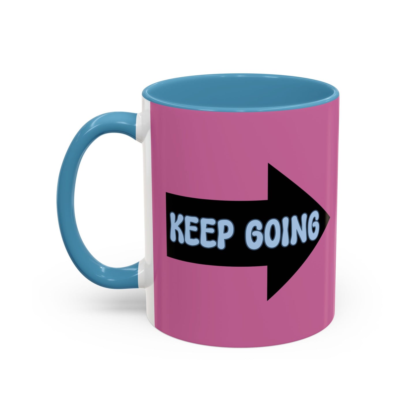 Keep Going  Accent Coffee Mug (11, 15oz)