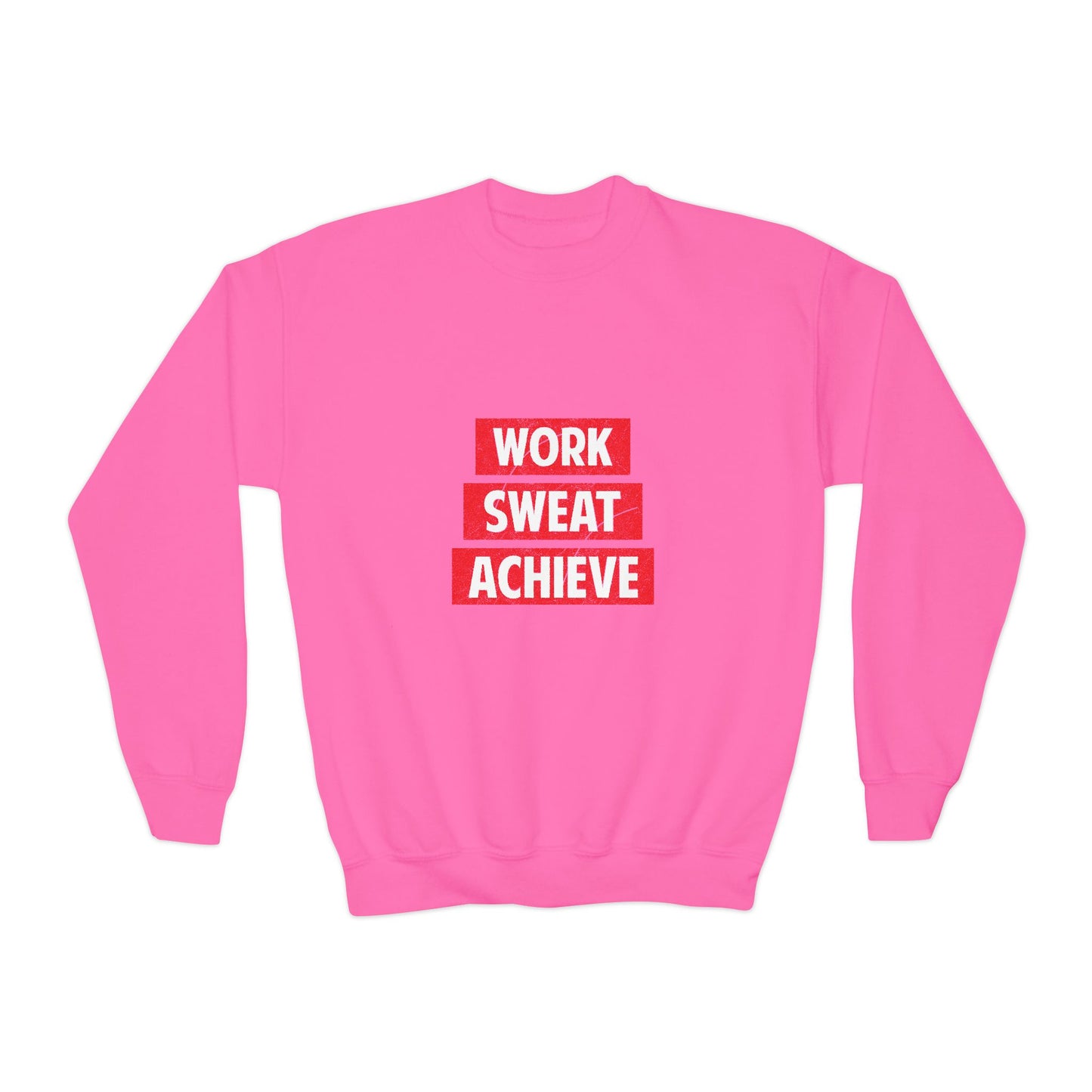 Work Sweat Achieve Youth Crewneck Sweatshirt