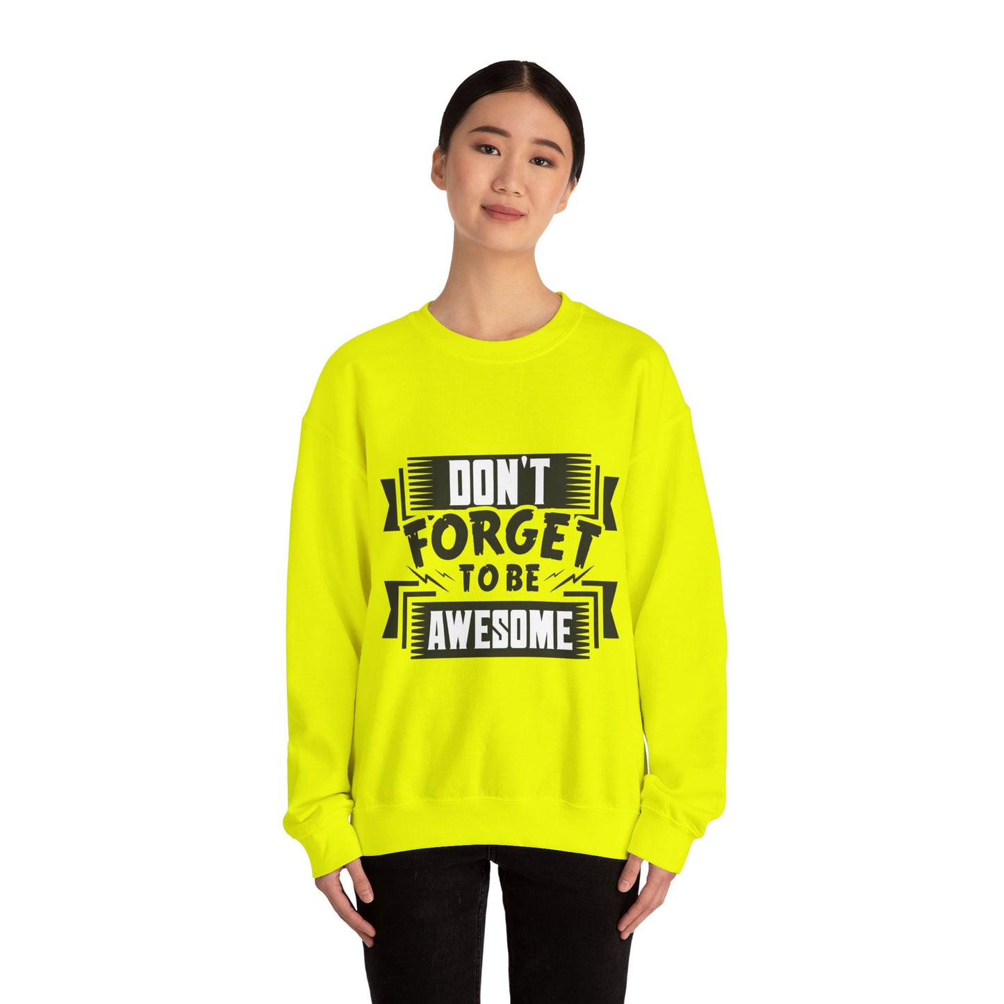 Don't Forget To Be Awesome Unisex Heavy Blend™ Crewneck Sweatshirt