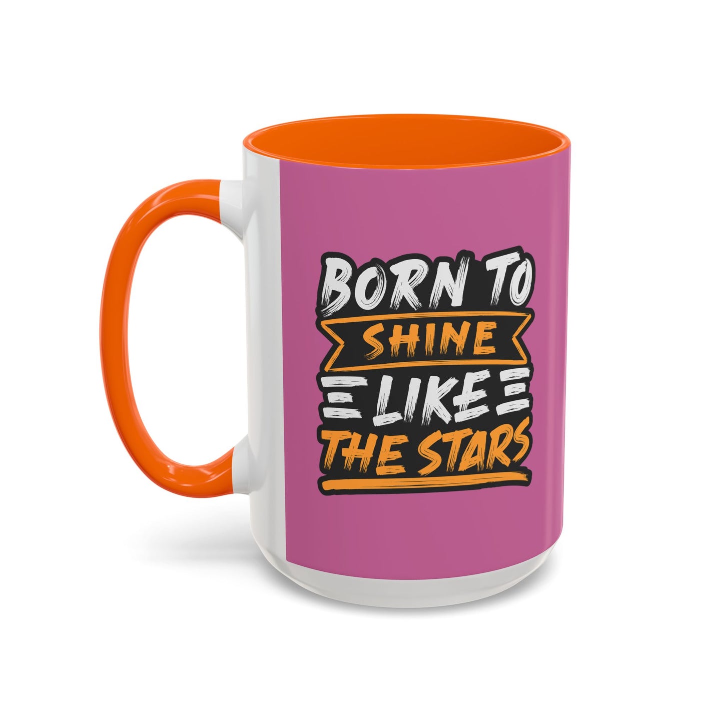 Born To Shine Like The Stars Accent Coffee Mug (11, 15oz)