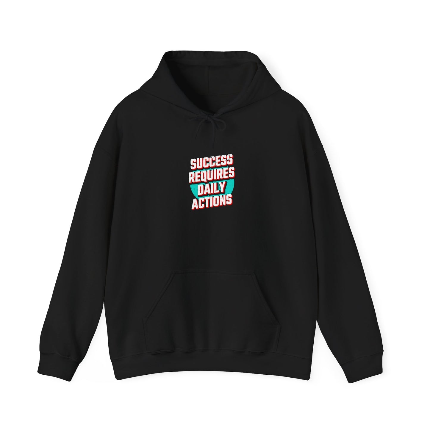 Success Requires Daily Actions Unisex Heavy Blend™ Hooded Sweatshirt